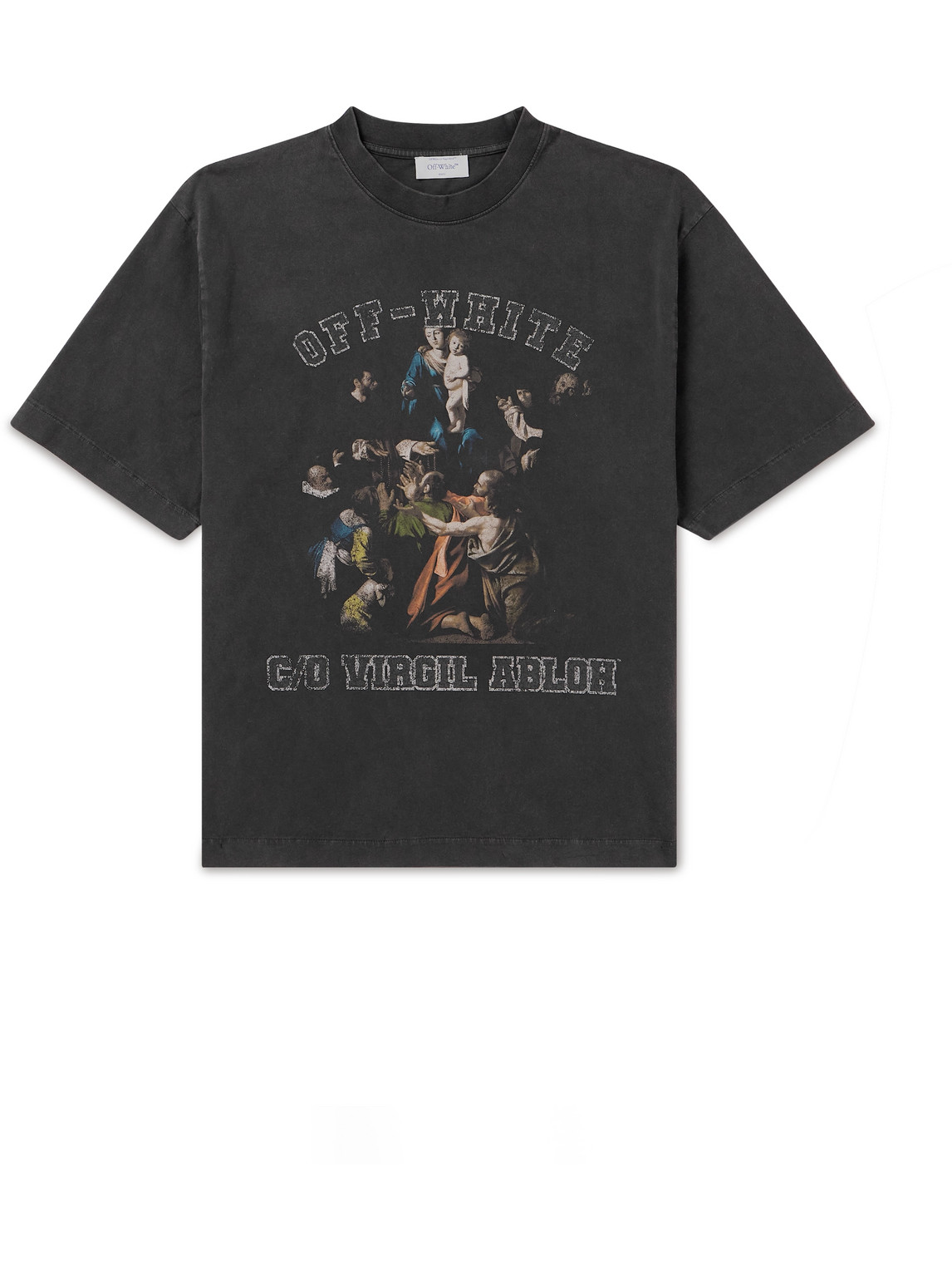 Off-white Mary Skate Cotton T-shirt In Black
