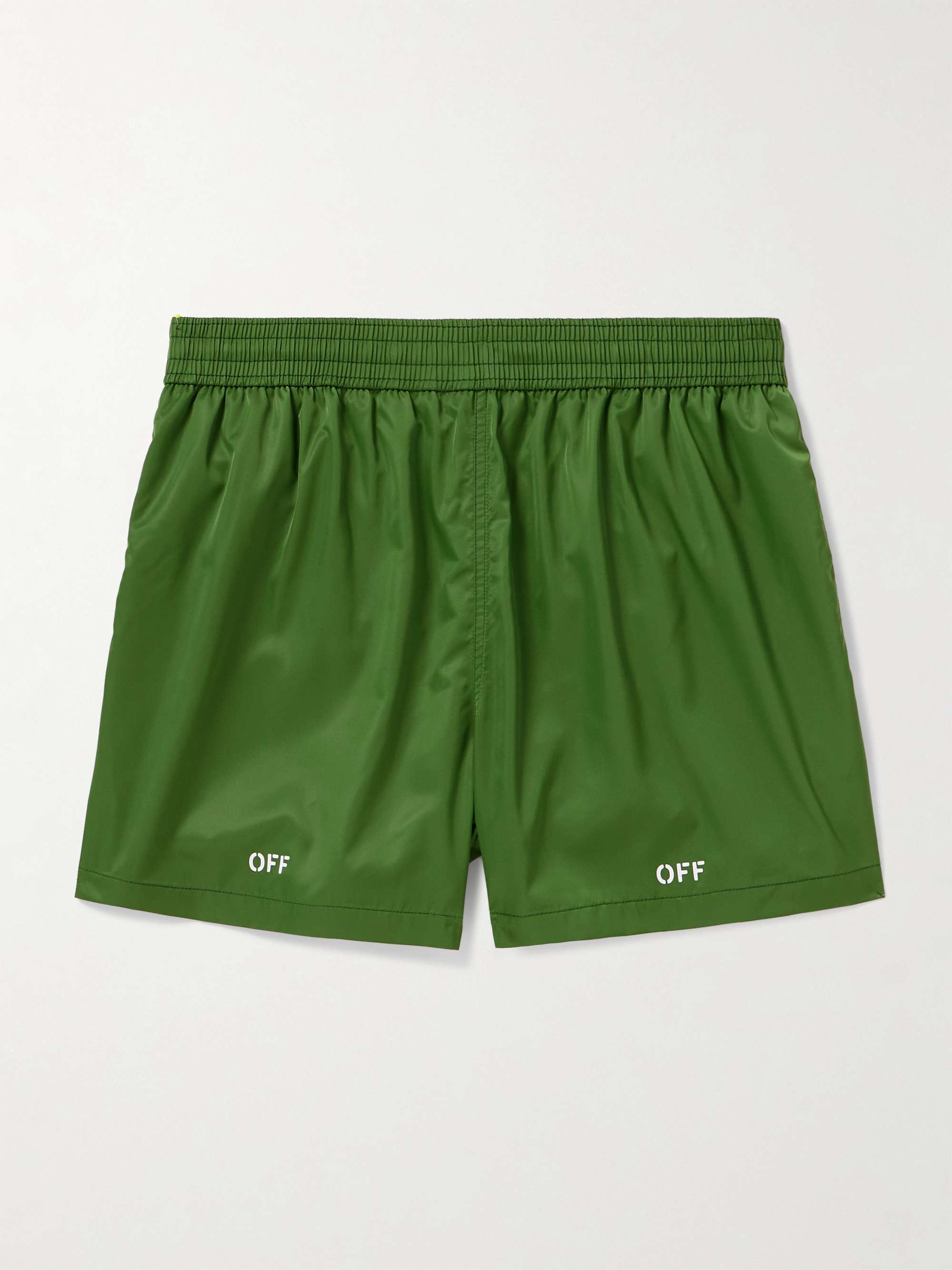 Off white deals mens swim trunks