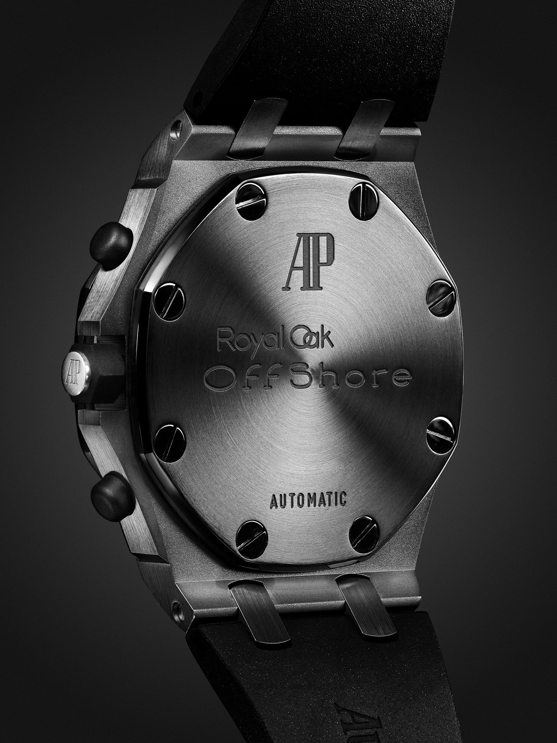 Shop Mad Audemars Piguet Royal Oak Offshore Automatic Chronograph 42mm Stainless Steel And Rubber Watch, Ref. In Black