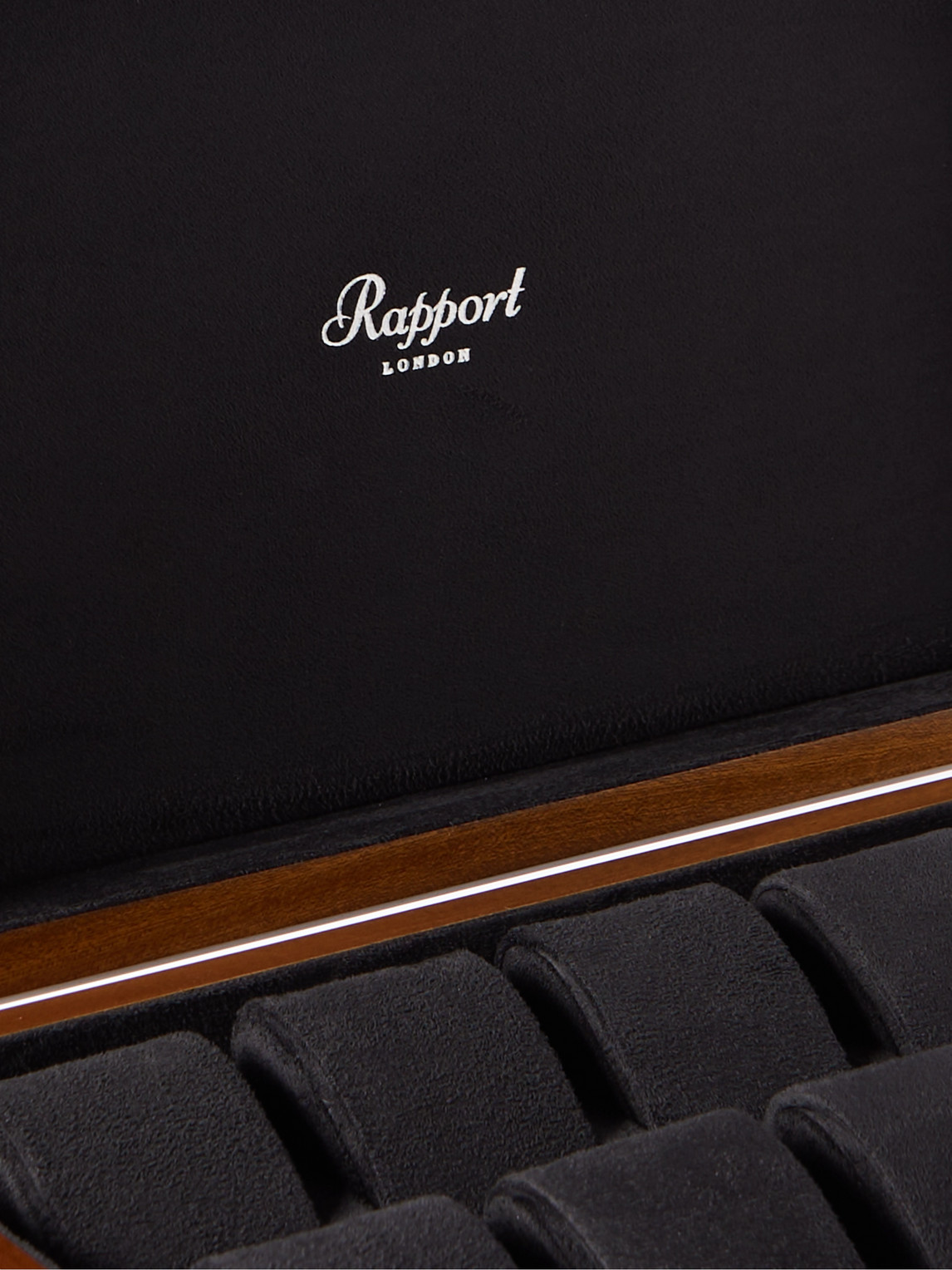 Shop Rapport London Mayfair Wood 10-piece Watch Box In Brown
