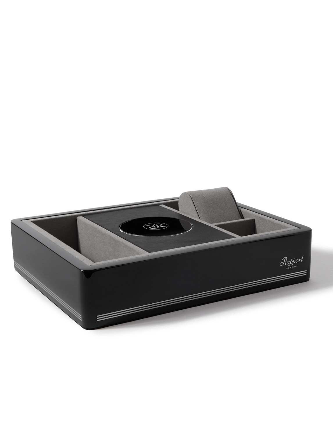 Rapport London – Lacquered Wood Wireless Charging Tray