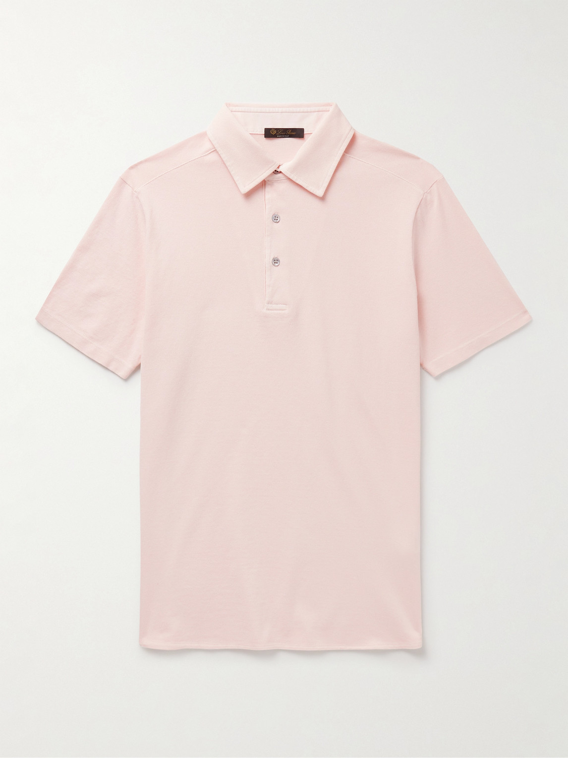 Loro Piana Cotton-Piqué Polo Shirt - Men