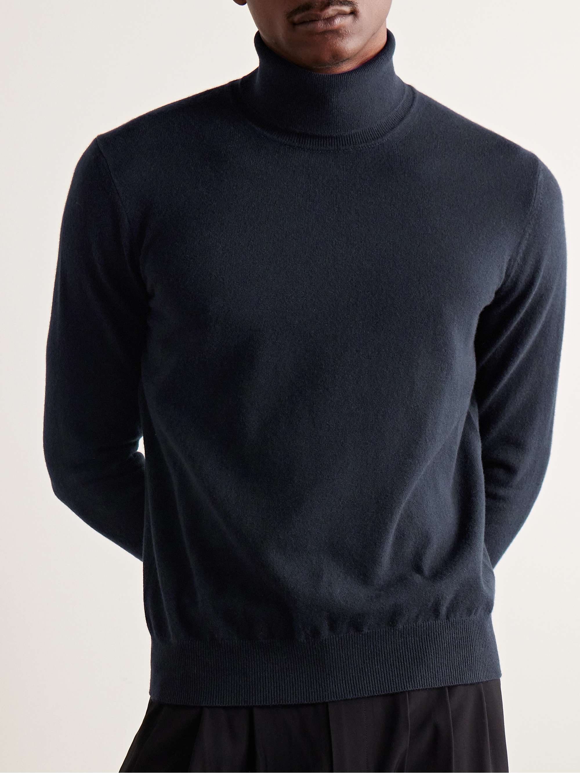 LORO PIANA Slim-Fit Baby Cashmere Rollneck Sweater