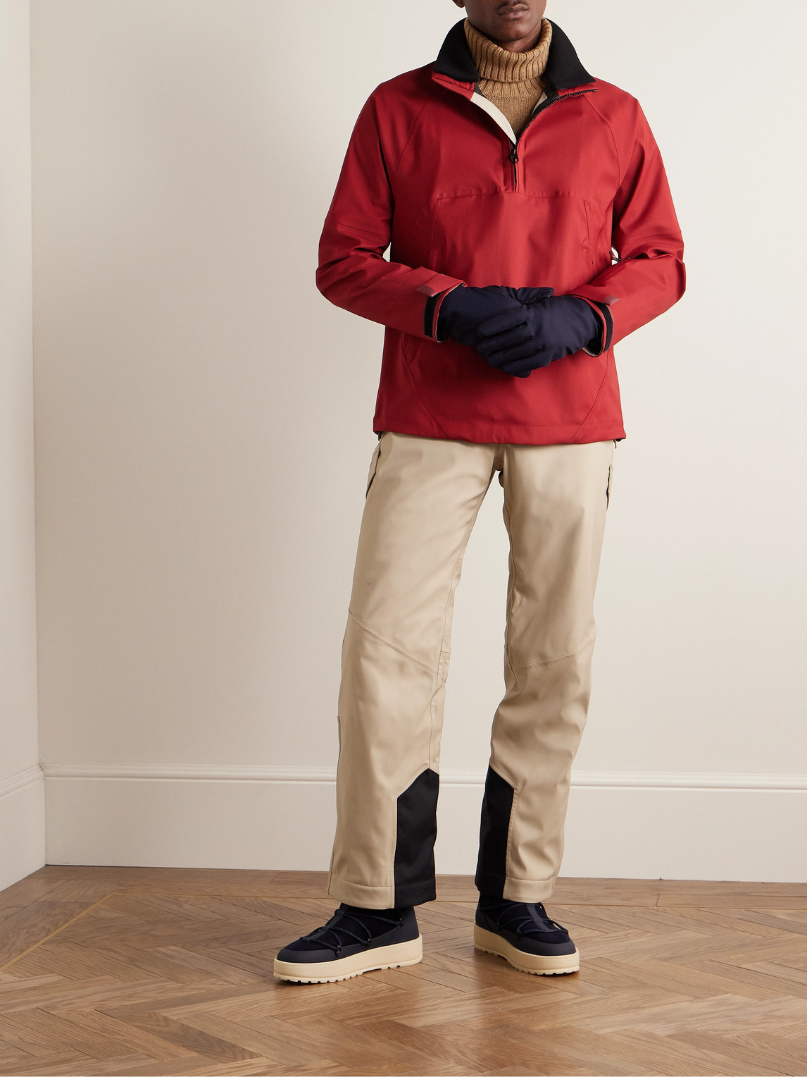 Lech Straight-Leg Padded Storm System® Virgin Wool-Blend Ski Salopettes — 2