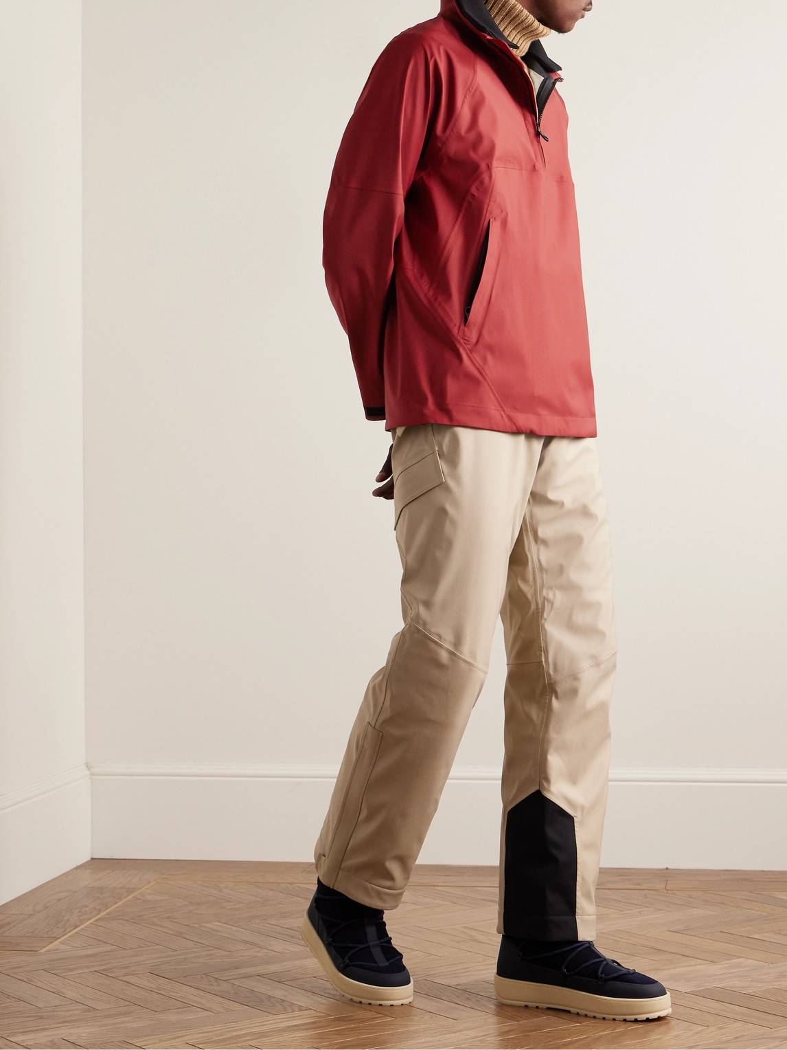 Cardiff Virgin Wool-Blend Half-Zip Ski Jacket — 2