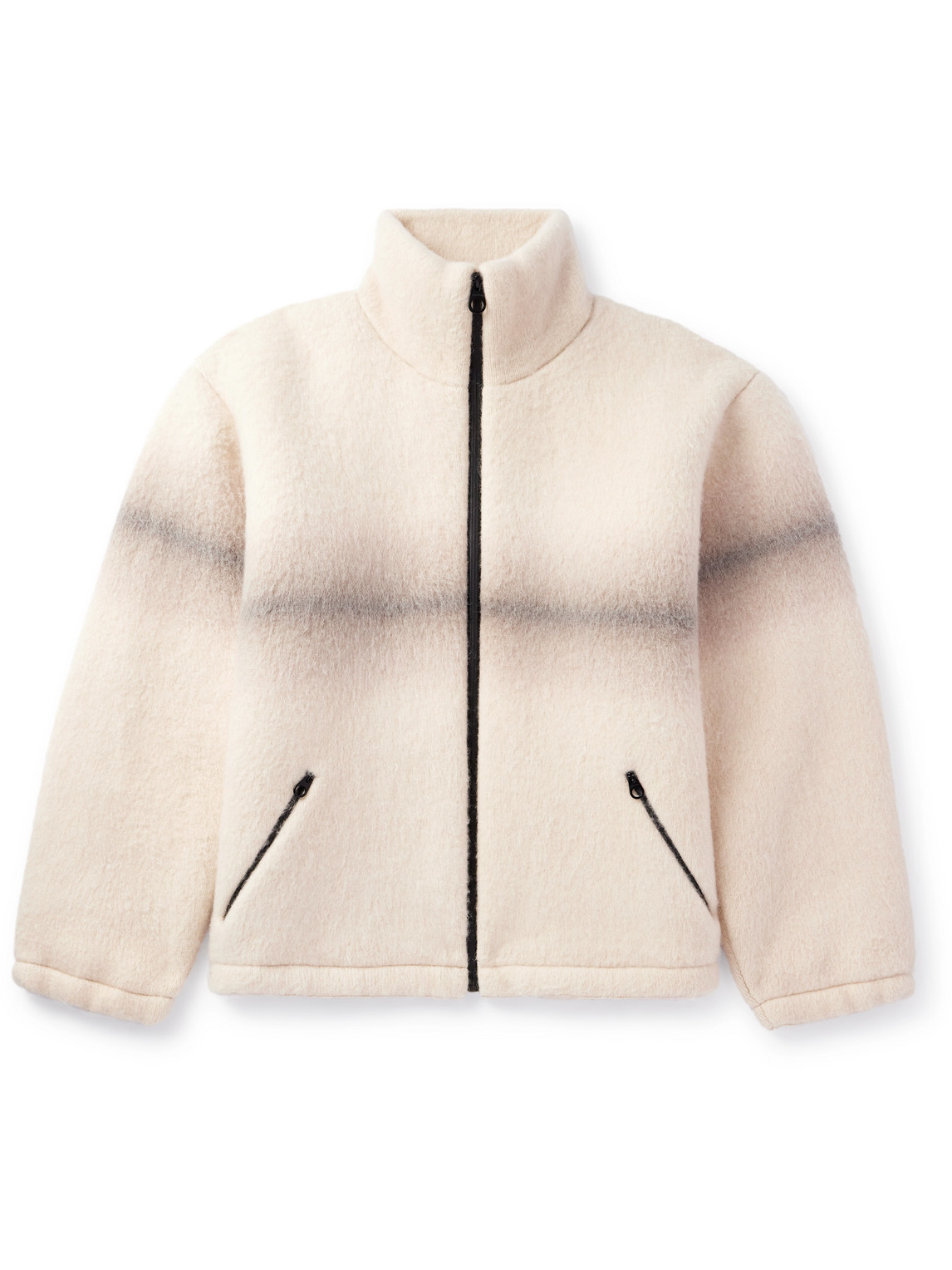 Dégradé Cashmere Bomber Jacket