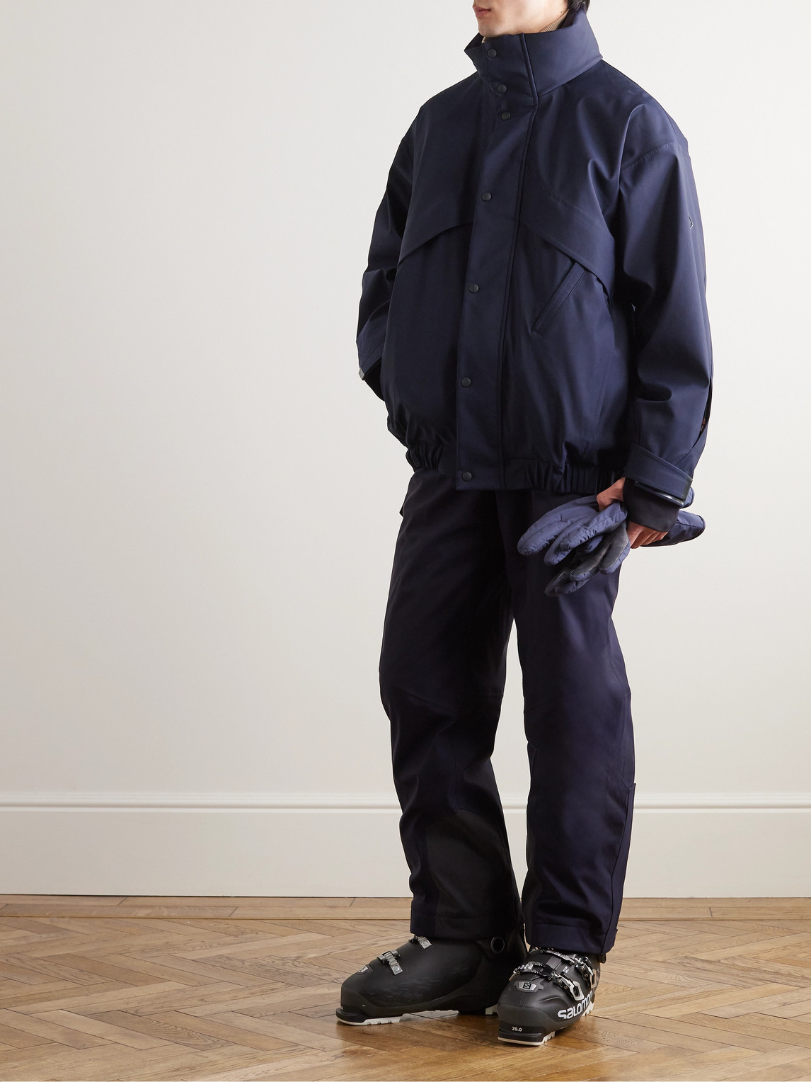 Lech Padded Storm System® Virgin Wool-Blend Hooded Ski Jacket — 2