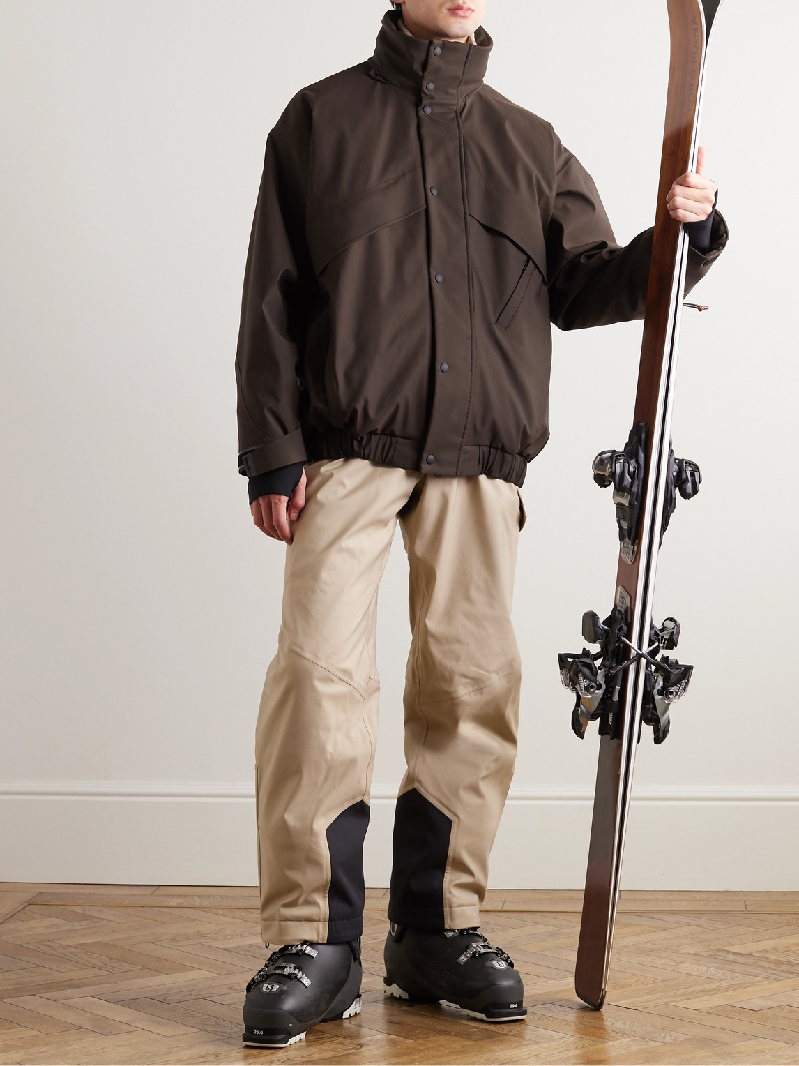 Lech Padded Storm System® Virgin Wool-Blend Hooded Ski Jacket — 2