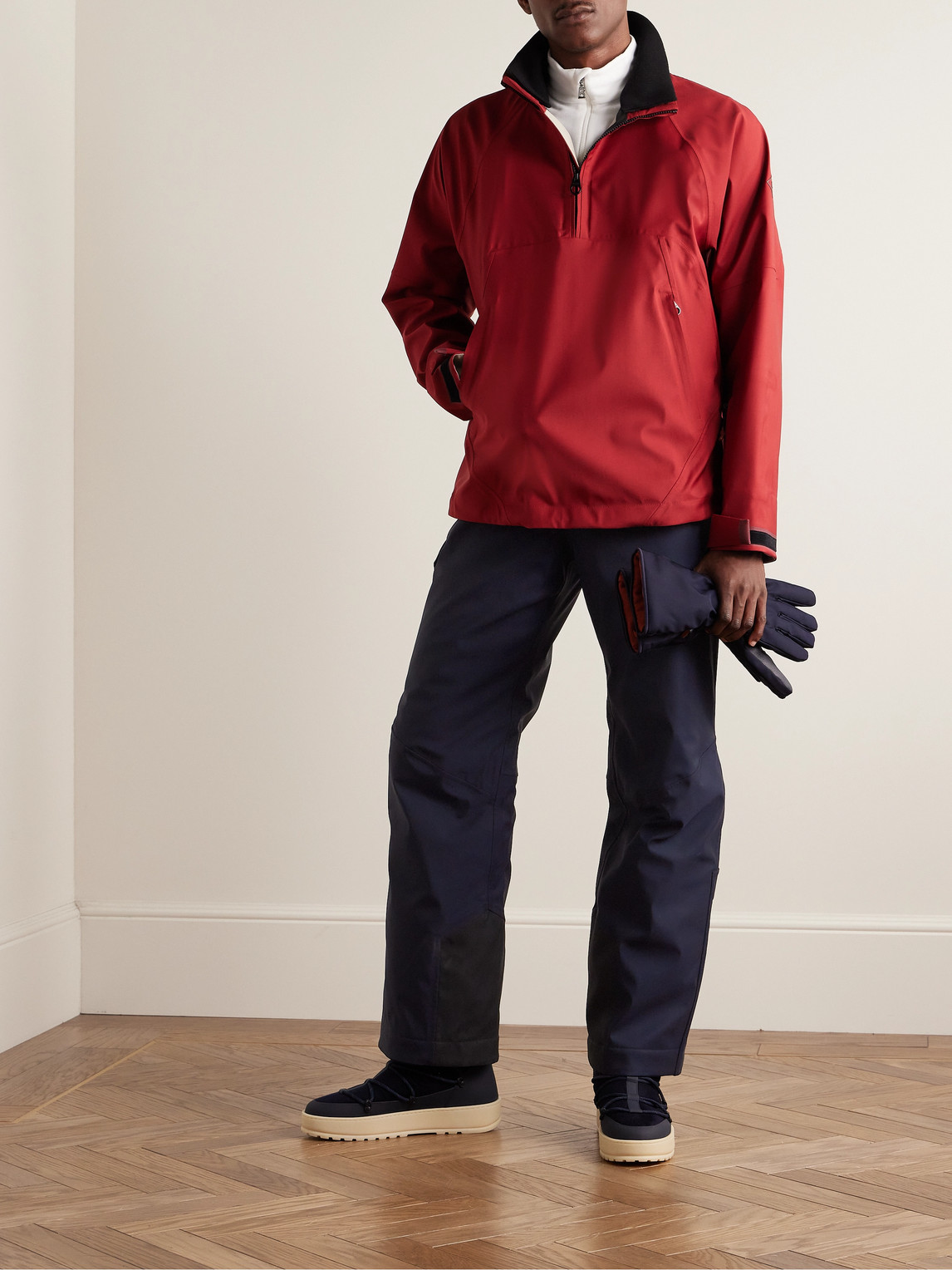 Lech Straight-Leg Padded Storm System® Virgin Wool-Blend Ski Salopettes — 2