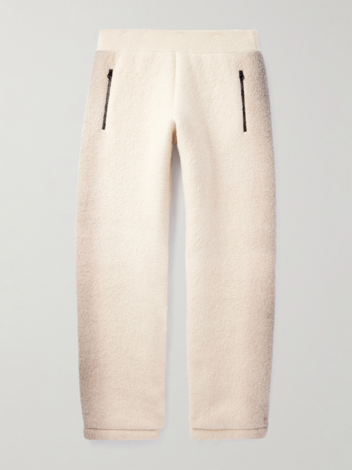 Straight-Leg Dégradé Cashmere-Fleece Sweatpantsen