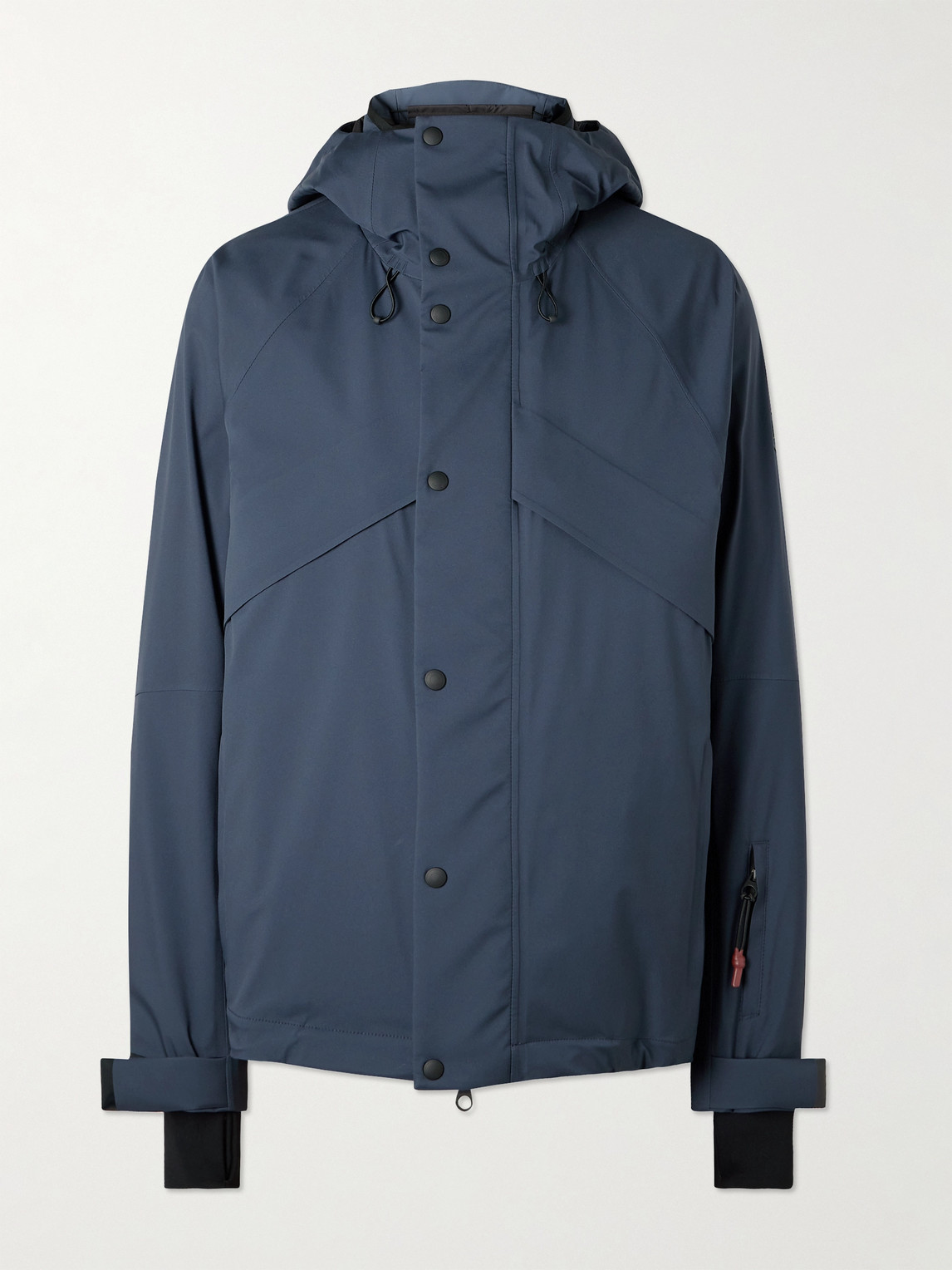 Loro Piana Zurs Ribbed Knit-Trimmed Shell Hooded Ski Jacketen