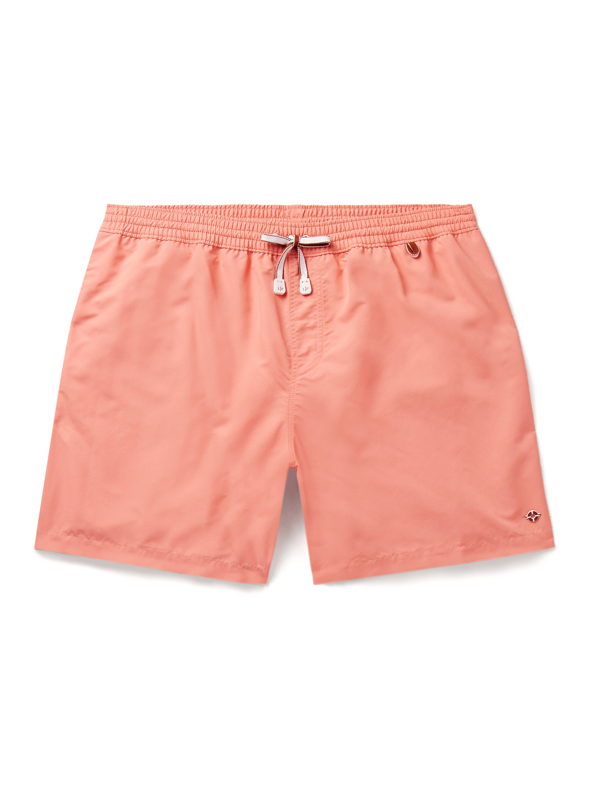 Loro Piana Bay Straight-leg Mid-length Swim Shorts In Orange