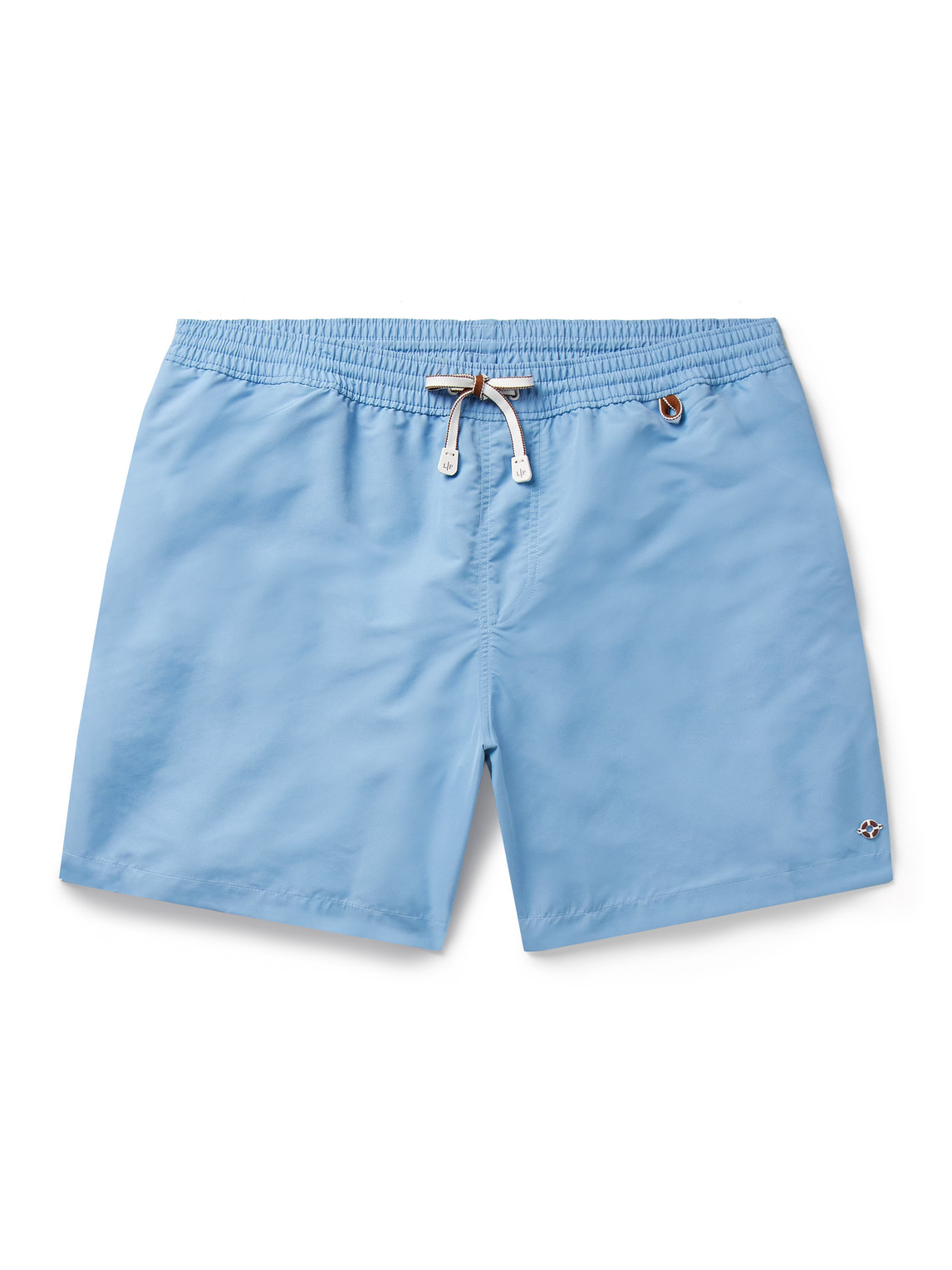 Loro Piana Bay Straight-leg Mid-length Swim Shorts In Blue