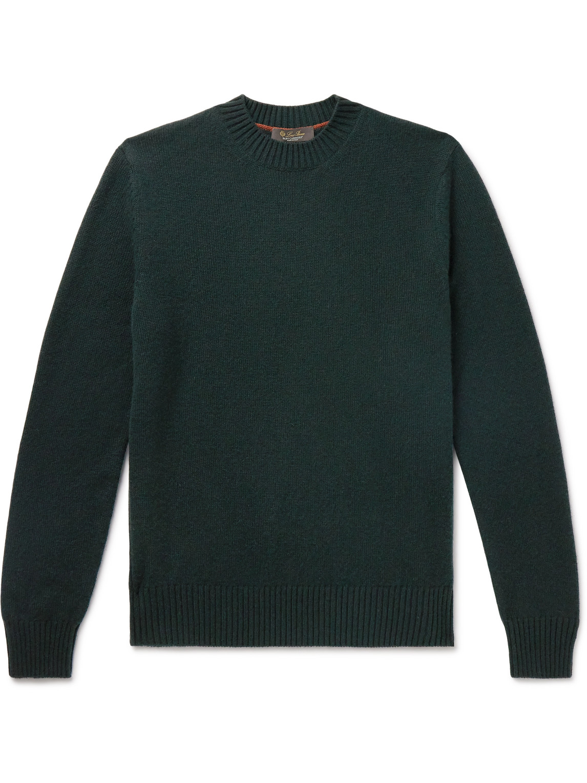 Loro Piana Parksville Baby Cashmere Sweater In Green