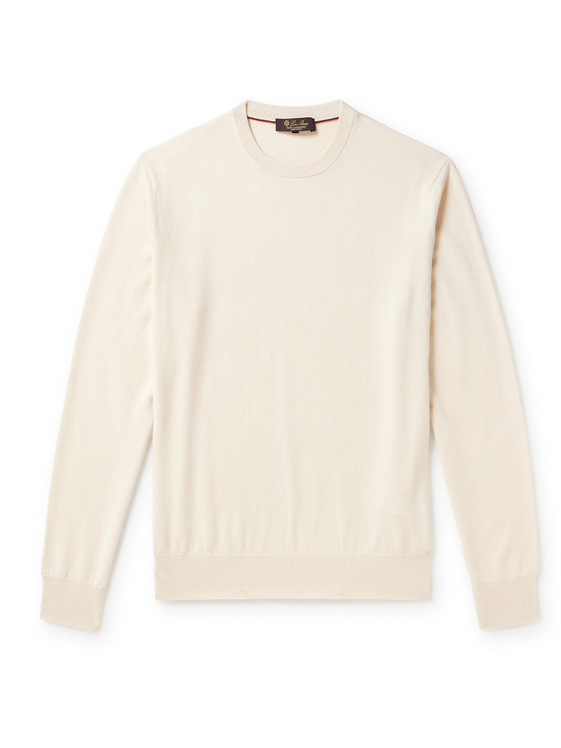 Loro Piana Slim-fit Baby Cashmere Sweater In Neutrals