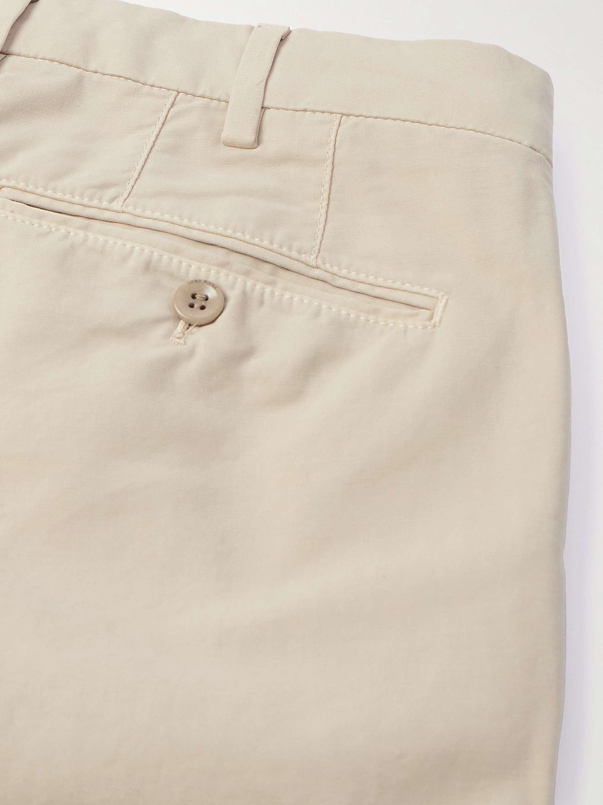 LORO PIANA Slim-Fit Cotton-Blend Trousers
