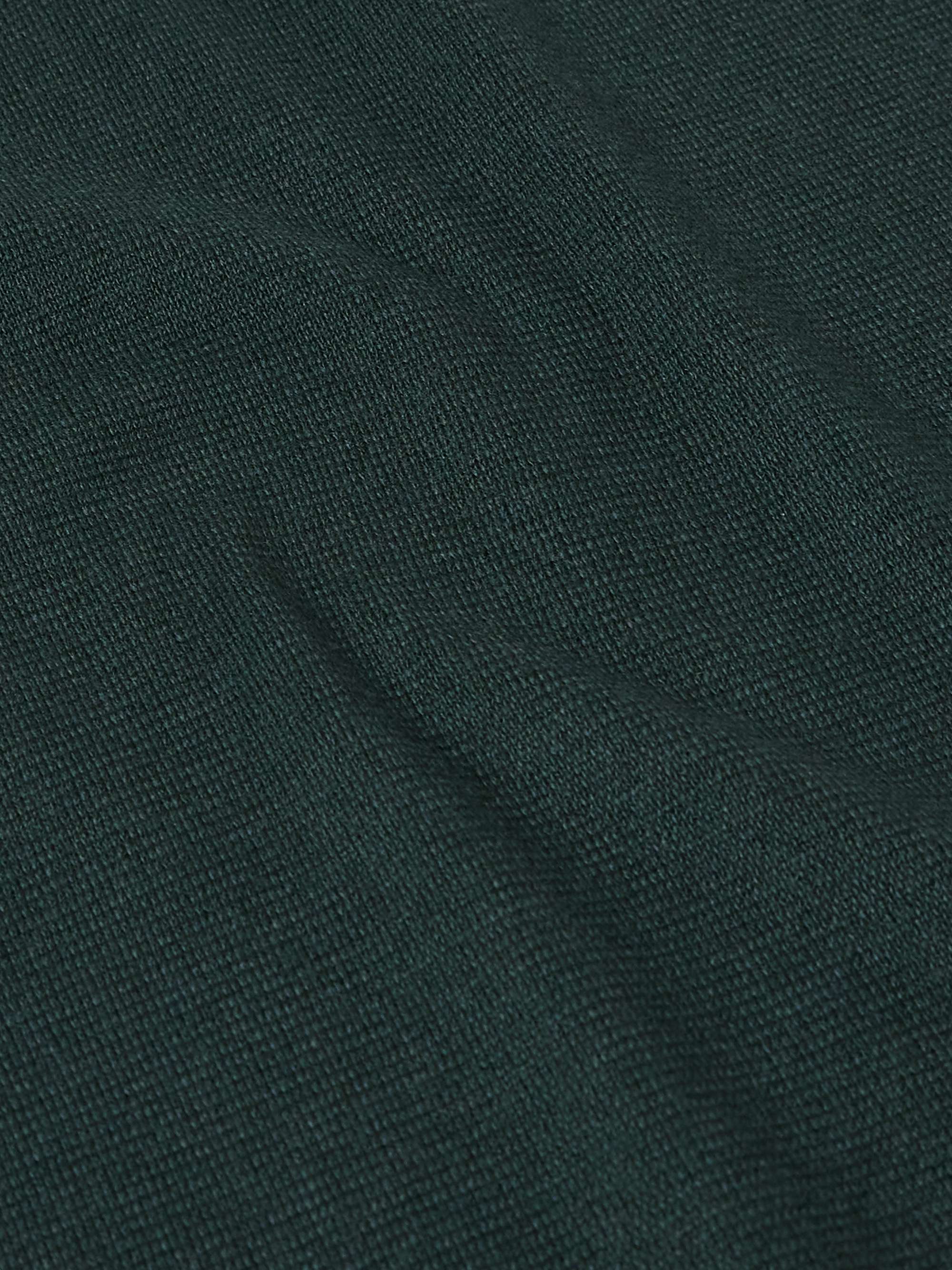 LORO PIANA كنزة بولو من صوف البيبي كشمير بقصة ضيقة