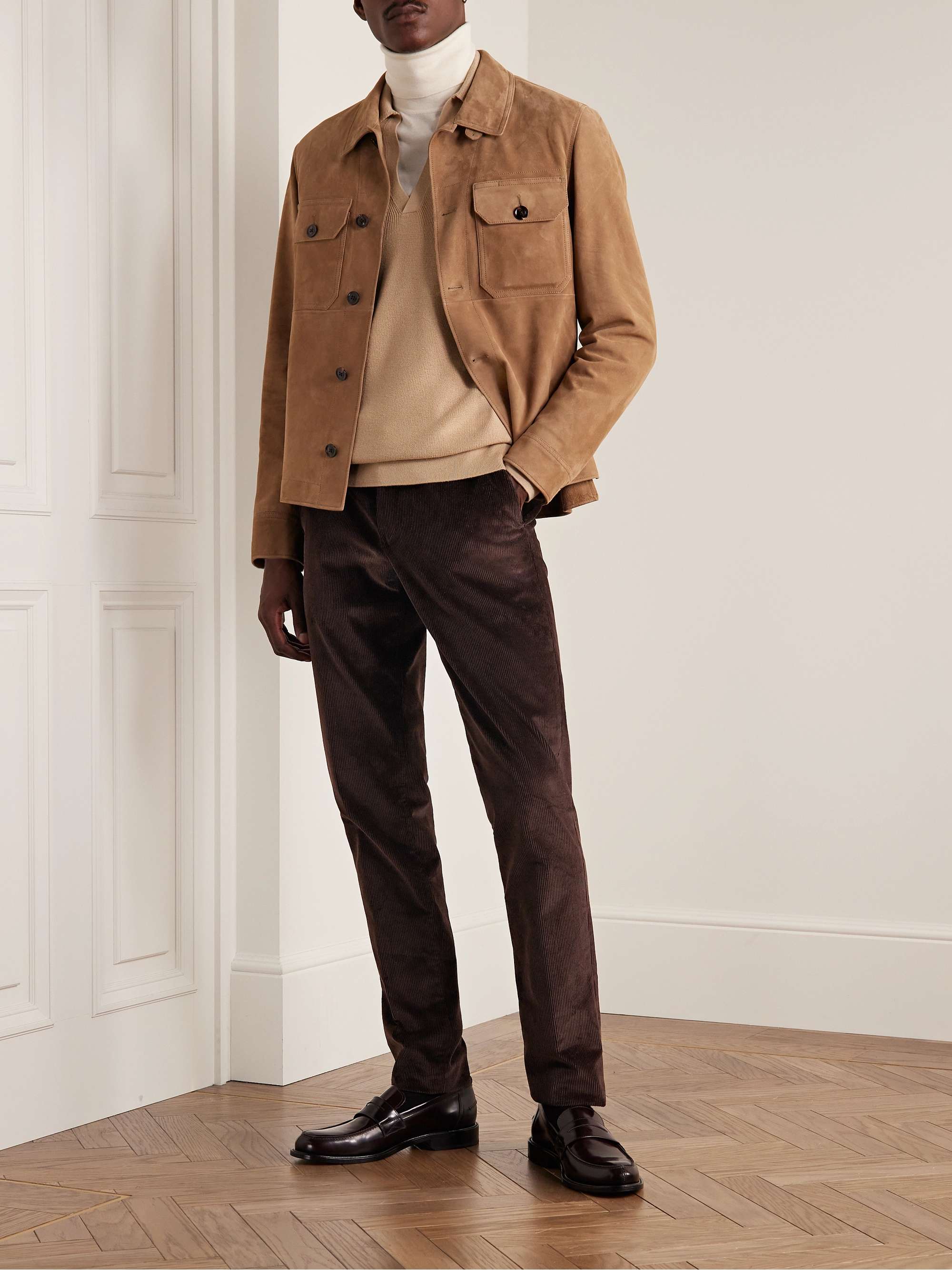 LORO PIANA Cotton-Corduroy Trousers