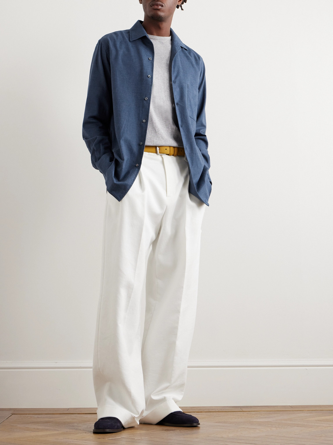 André Cotton-Flannel Shirt — 2