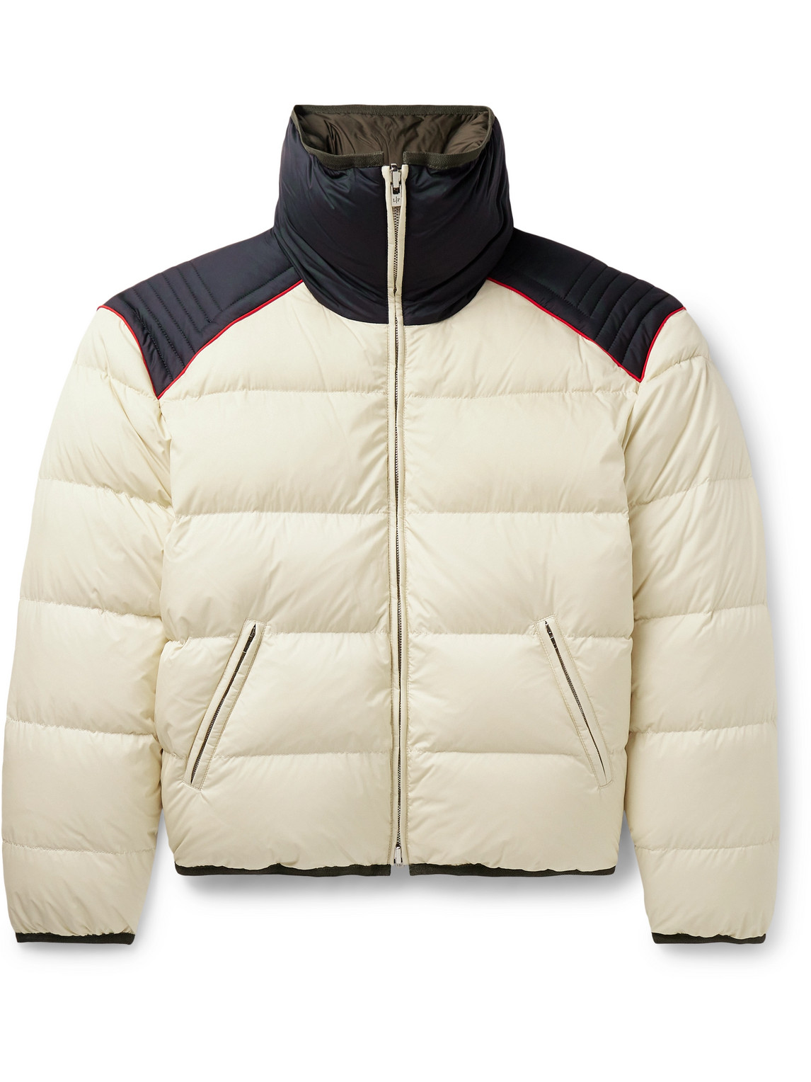 Loro Piana Slim-fit Reversible Quilted Shell Down Jacket In Neutrals