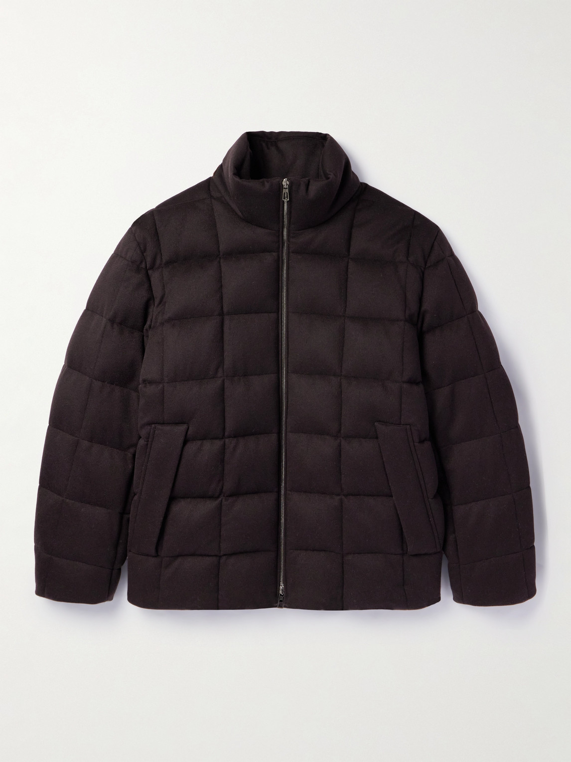 Loro Piana Tuul uede-Trimmed Quilted Cashmere Down Jacket - Men