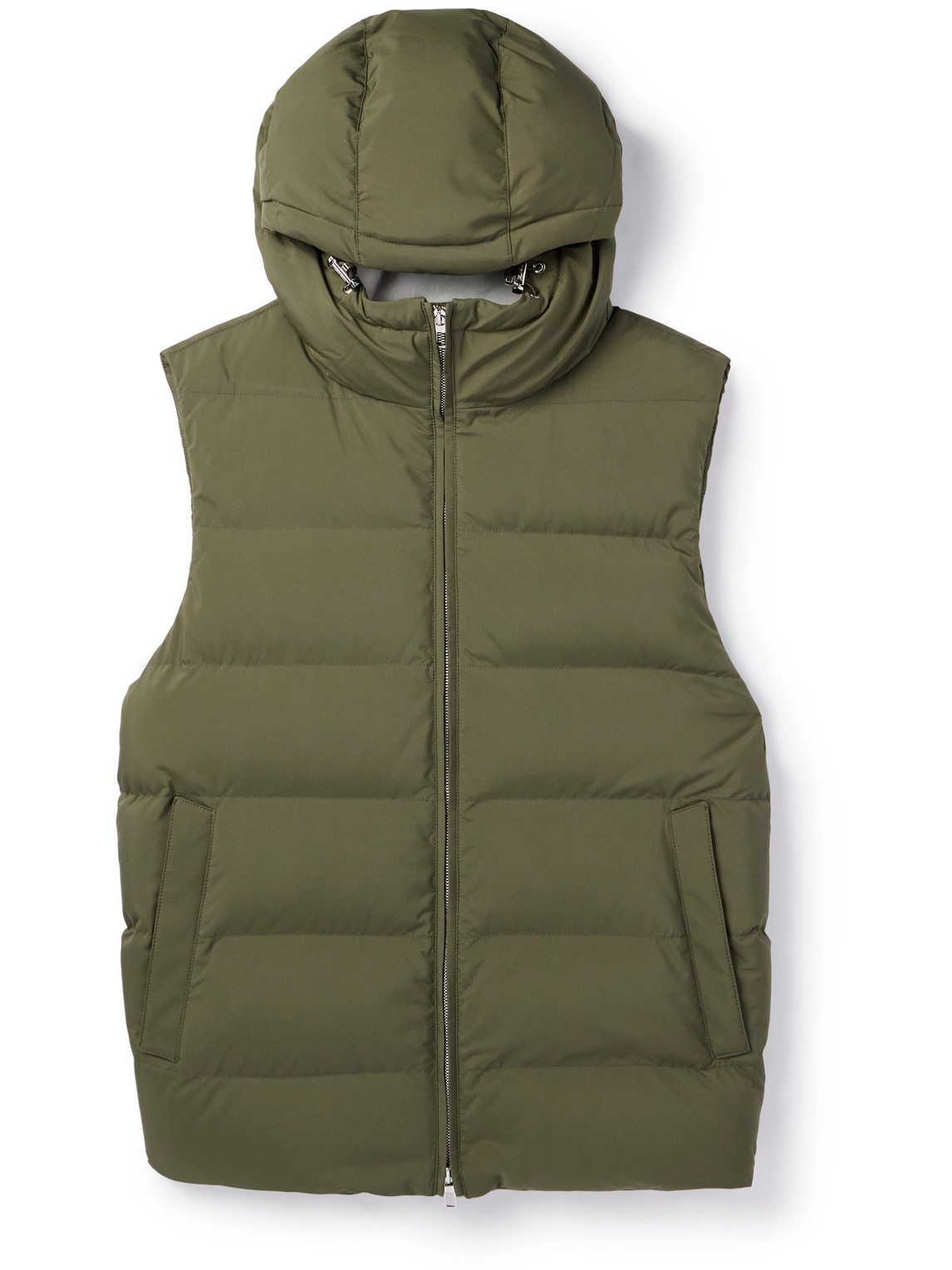 Quilted Padded Shell Hooded Gilet