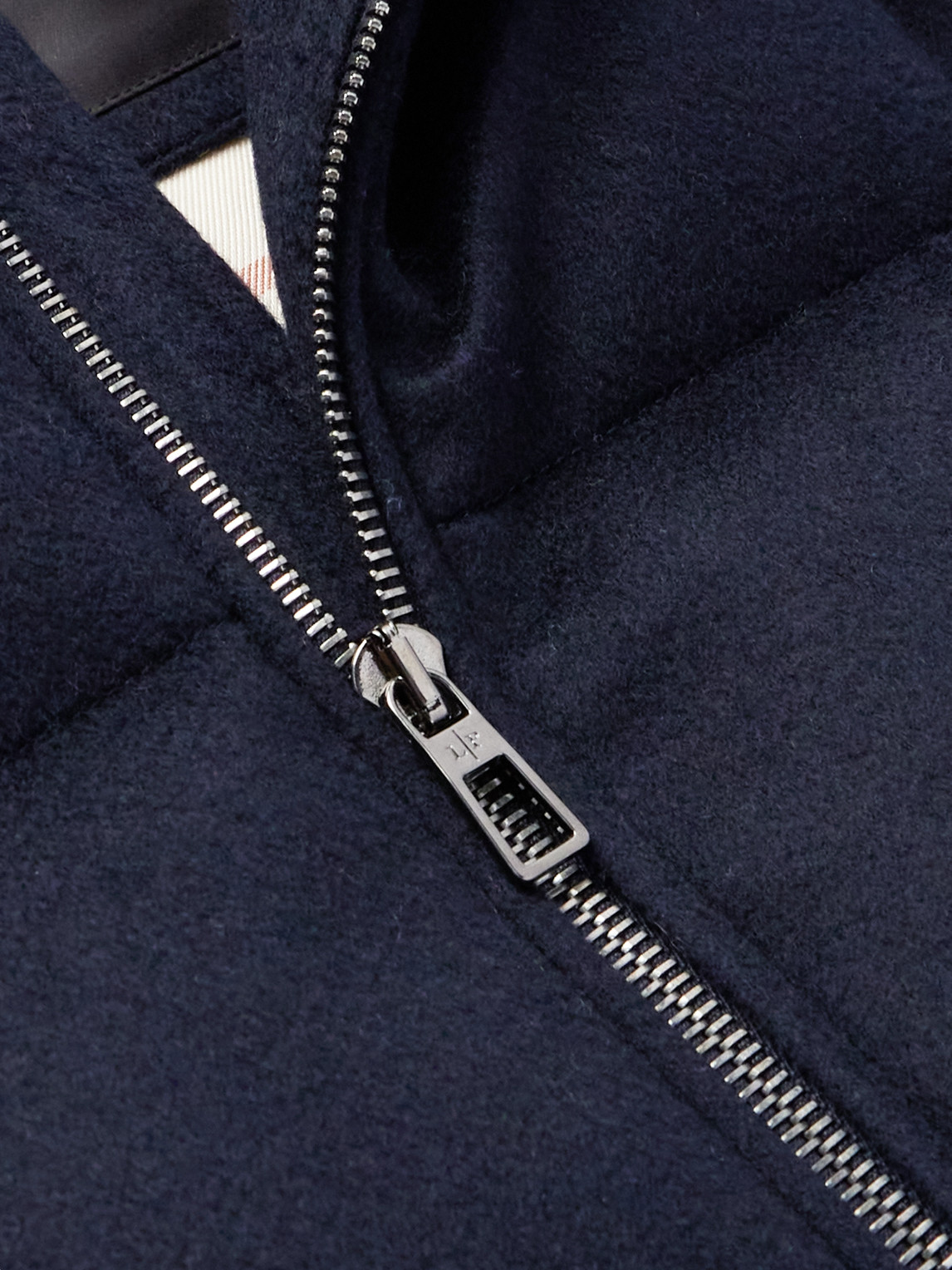 Loro Piana Tuul Suede-trimmed Quilted Storm System® Cashmere Down Gilet In Blue