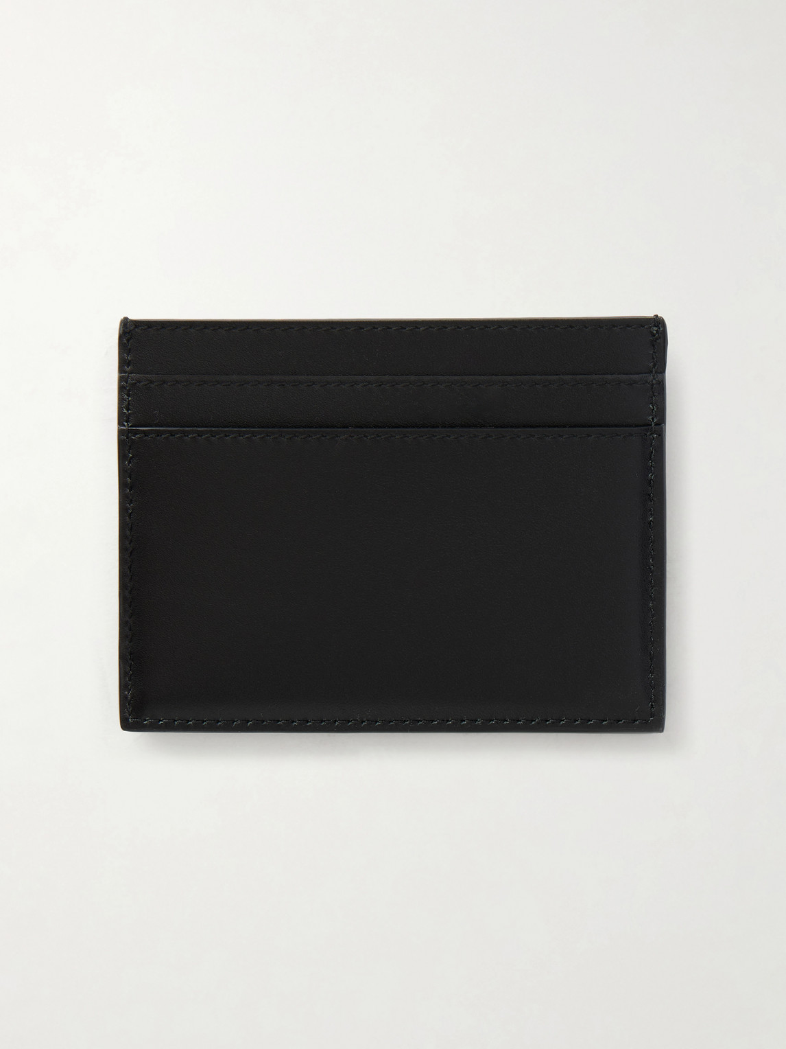 Logo-Print Leather Cardholder — 2