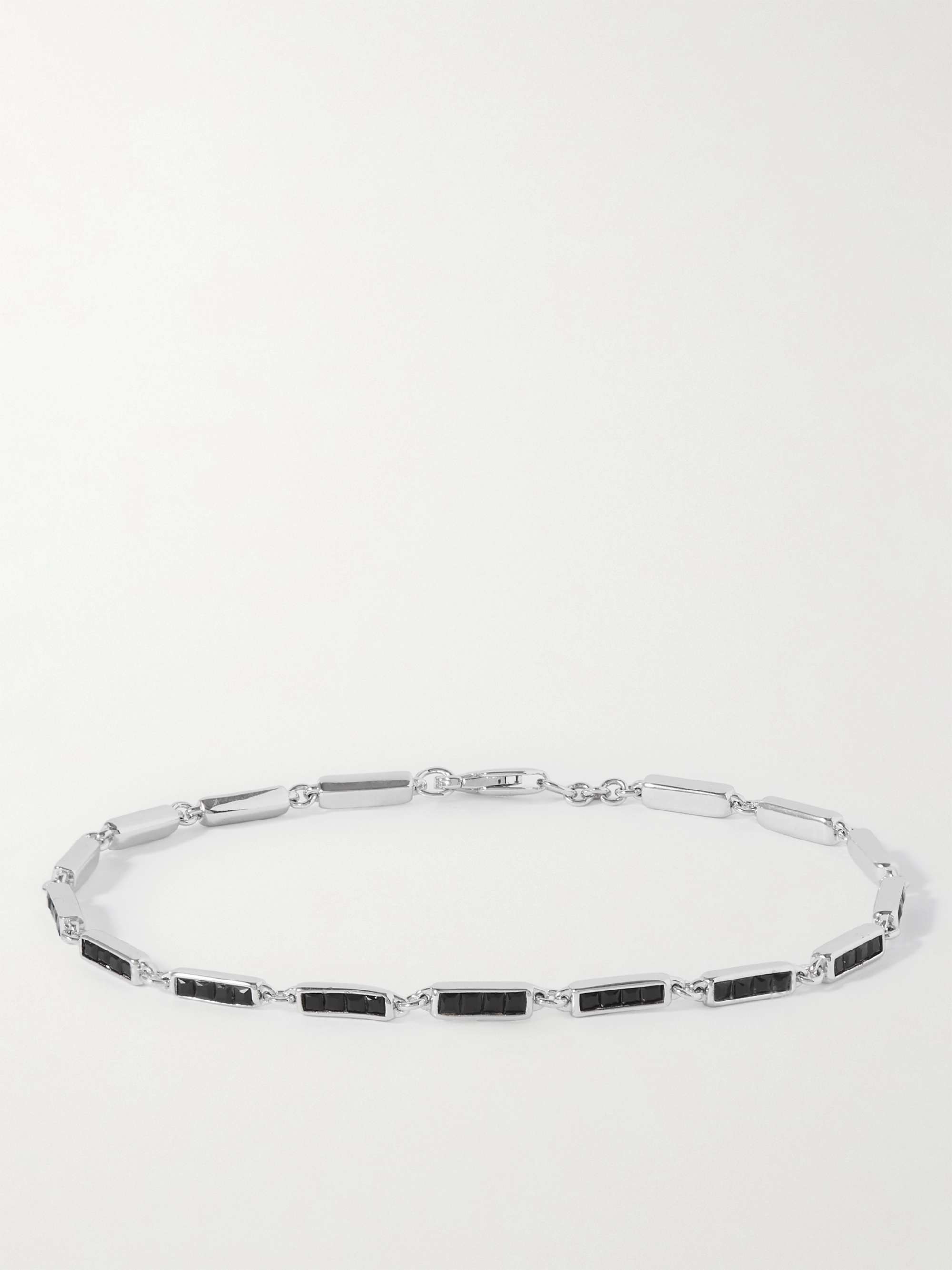 MIANSAI Totem Silver Onyx Bracelet for Men | MR PORTER