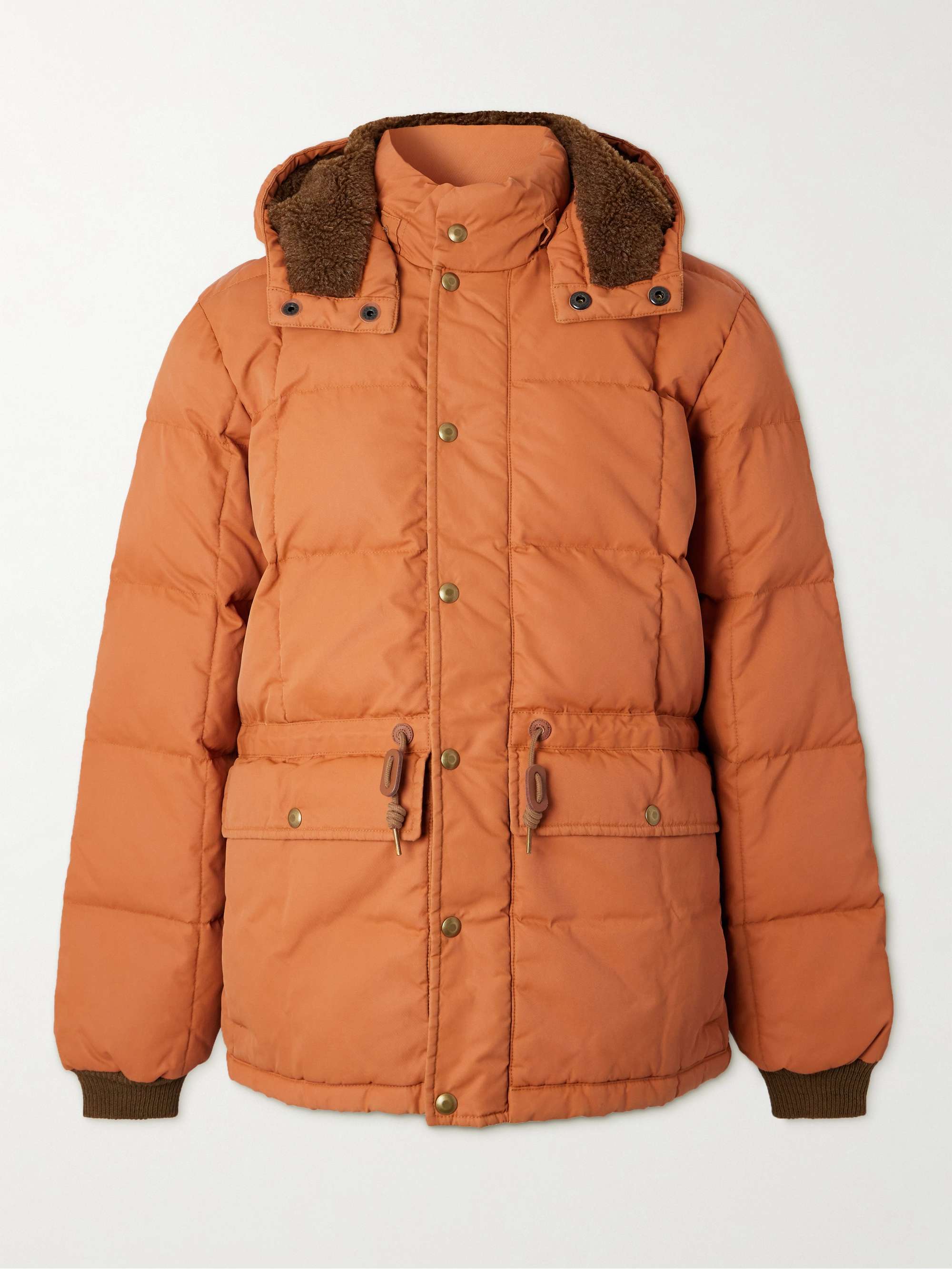 RRL Barrett Quilted Padded Nylon Hooded Jacket for Men | MR PORTER