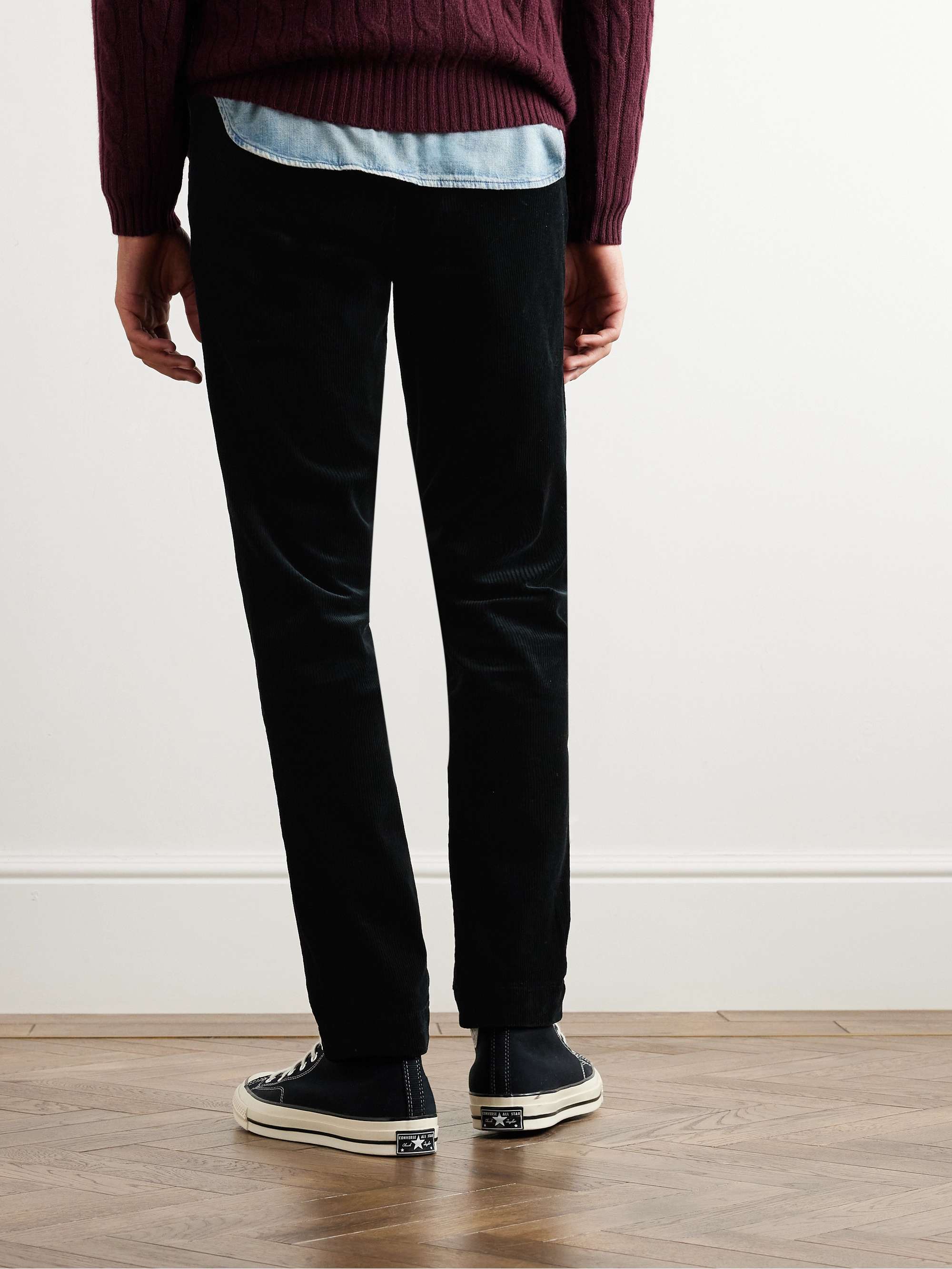 POLO RALPH LAUREN Straight-Leg Cotton-Blend Corduroy Trousers for Men ...
