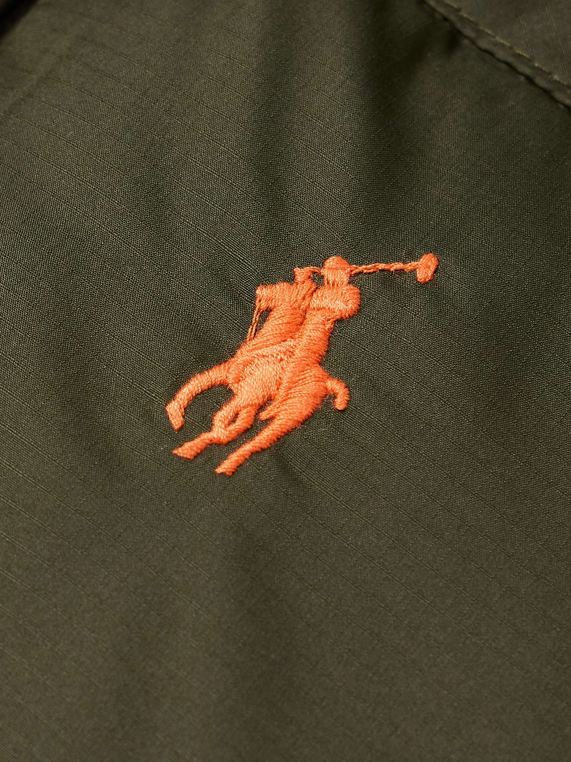 POLO RALPH LAUREN Logo-Embroidered Quilted Recycled-Ripstop Hooded Down ...