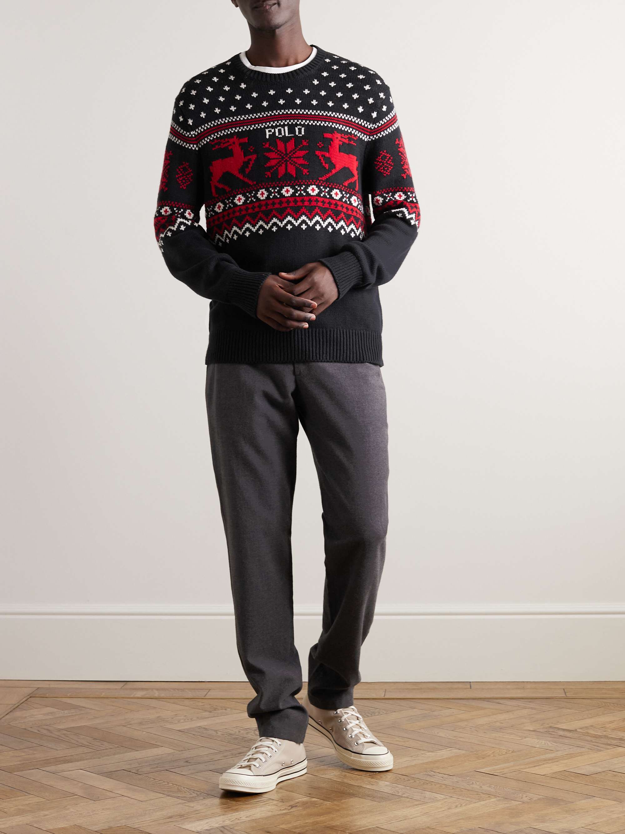 POLO RALPH LAUREN Fair Isle In Cotton and Cashmere-Blend Sweater