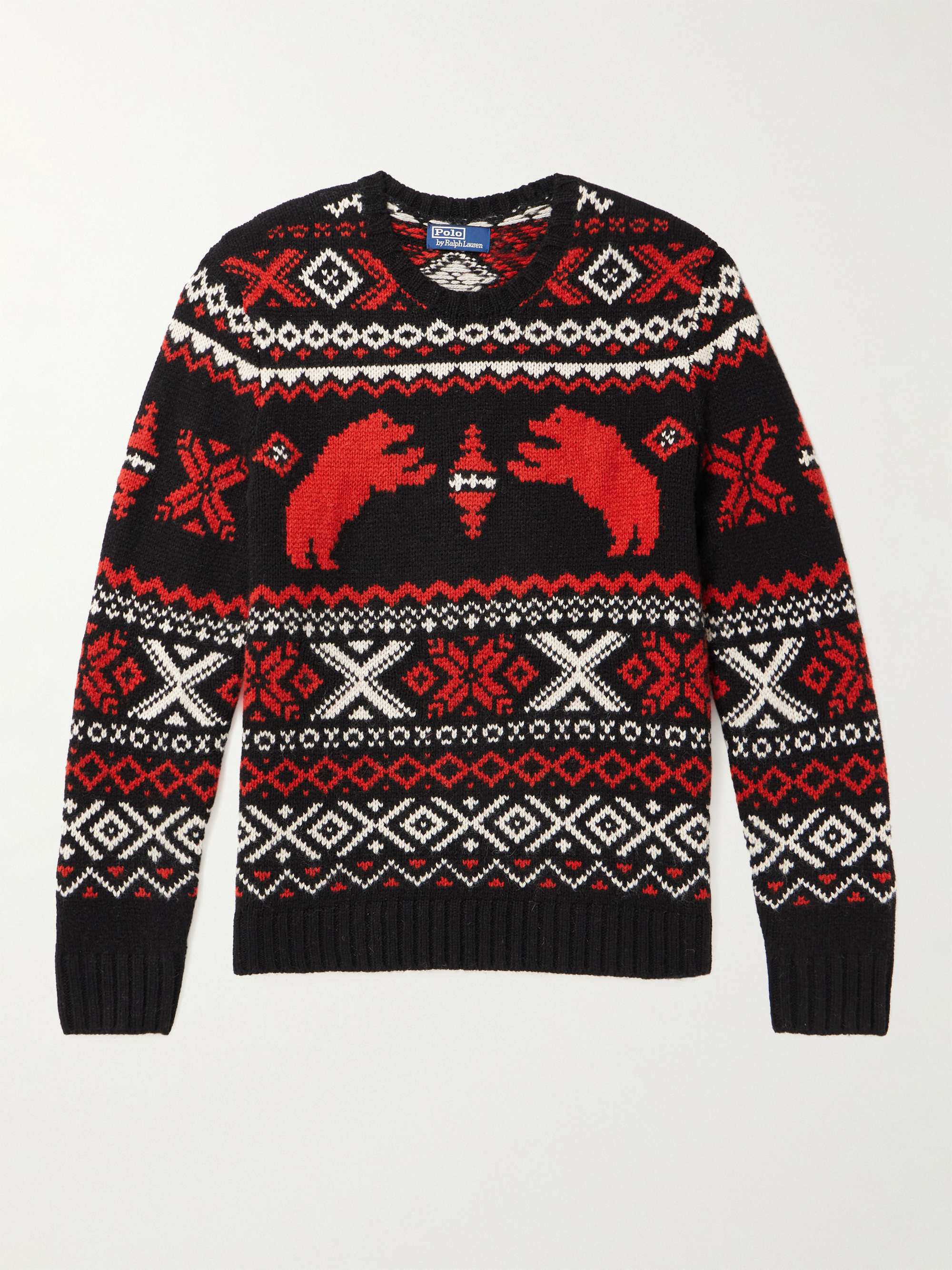 POLO RALPH LAUREN Fair Isle Wool Sweater,Multi