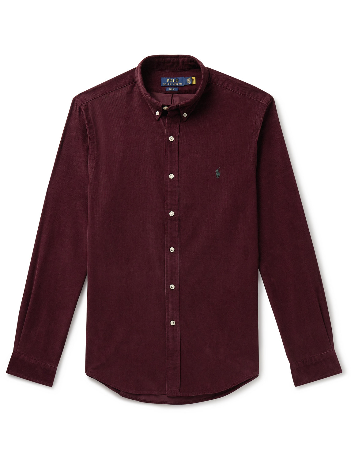 POLO RALPH LAUREN BUTTON-DOWN COLLAR COTTON-CORDUROY SHIRT