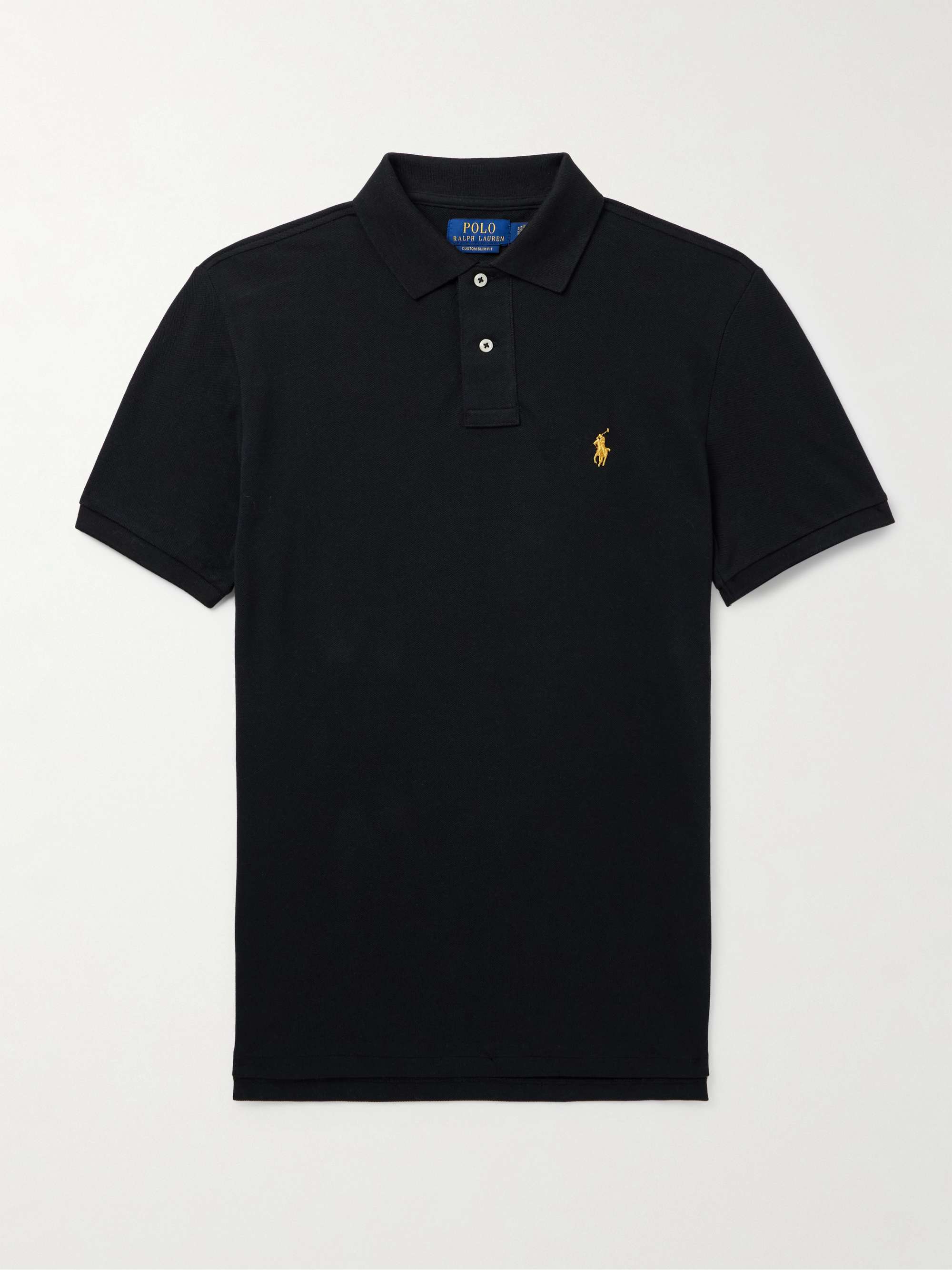 POLO RALPH LAUREN Logo-Embroidered Cotton-Piqué Polo Shirt for Men | MR ...