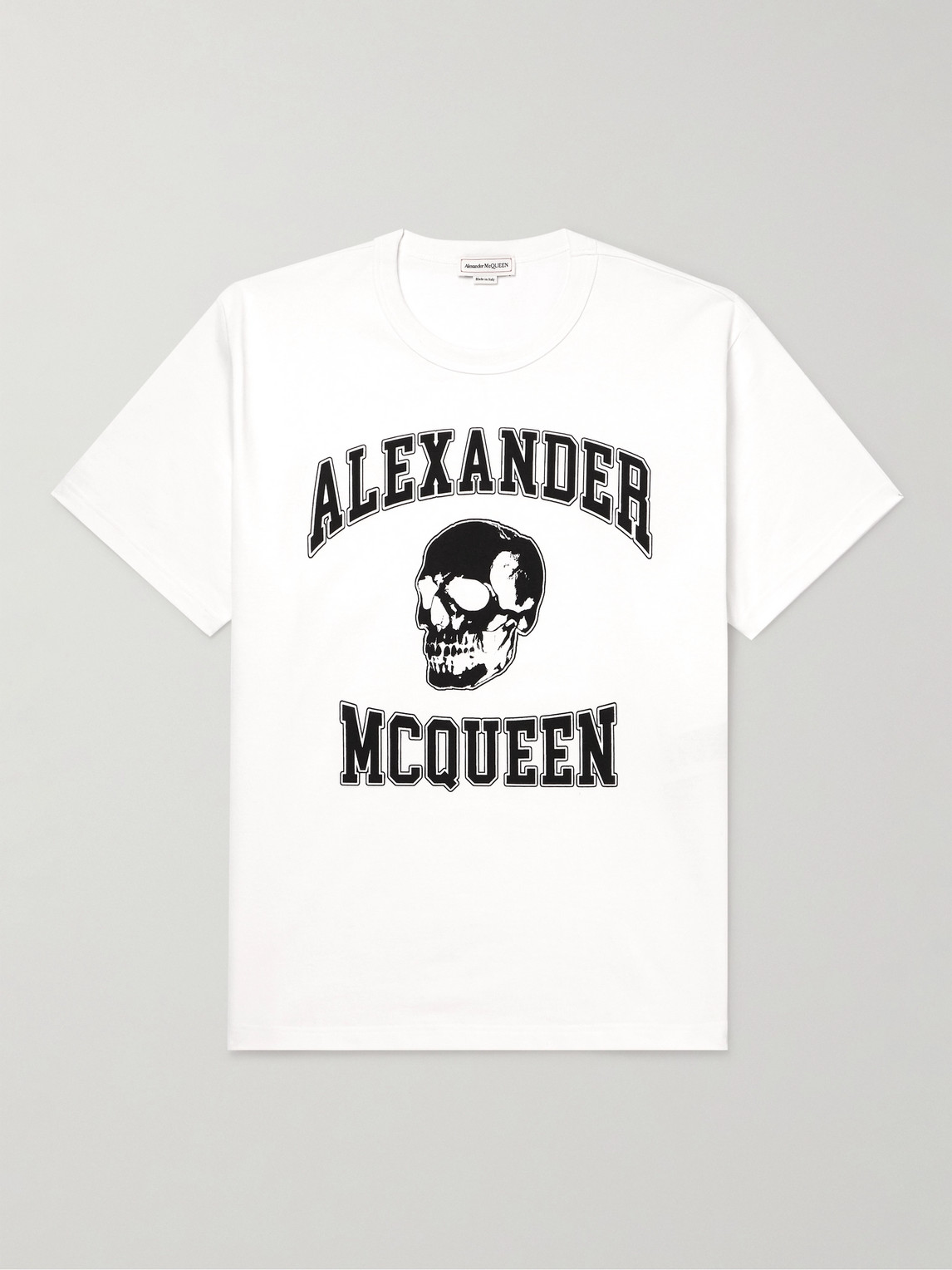 Alexander Mcqueen Alexander Mc Queen Skull T Shirt In White