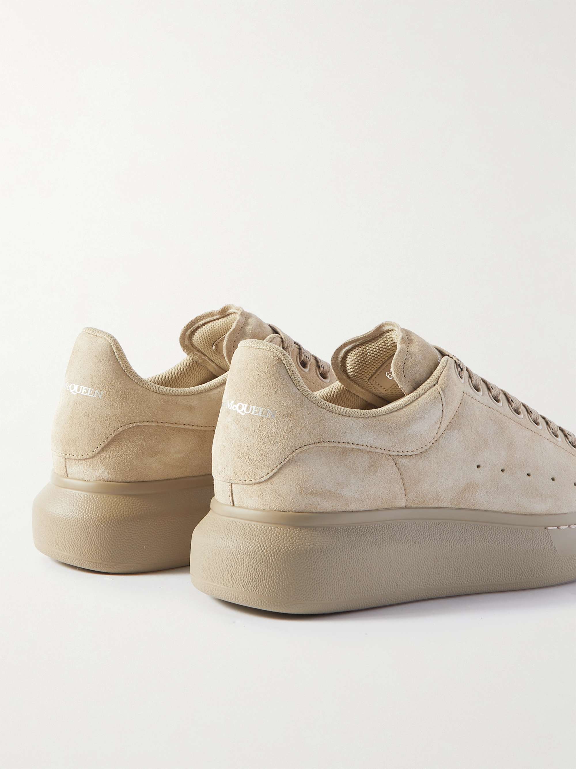 ALEXANDER MCQUEEN Exaggerated-Sole Suede Sneakers