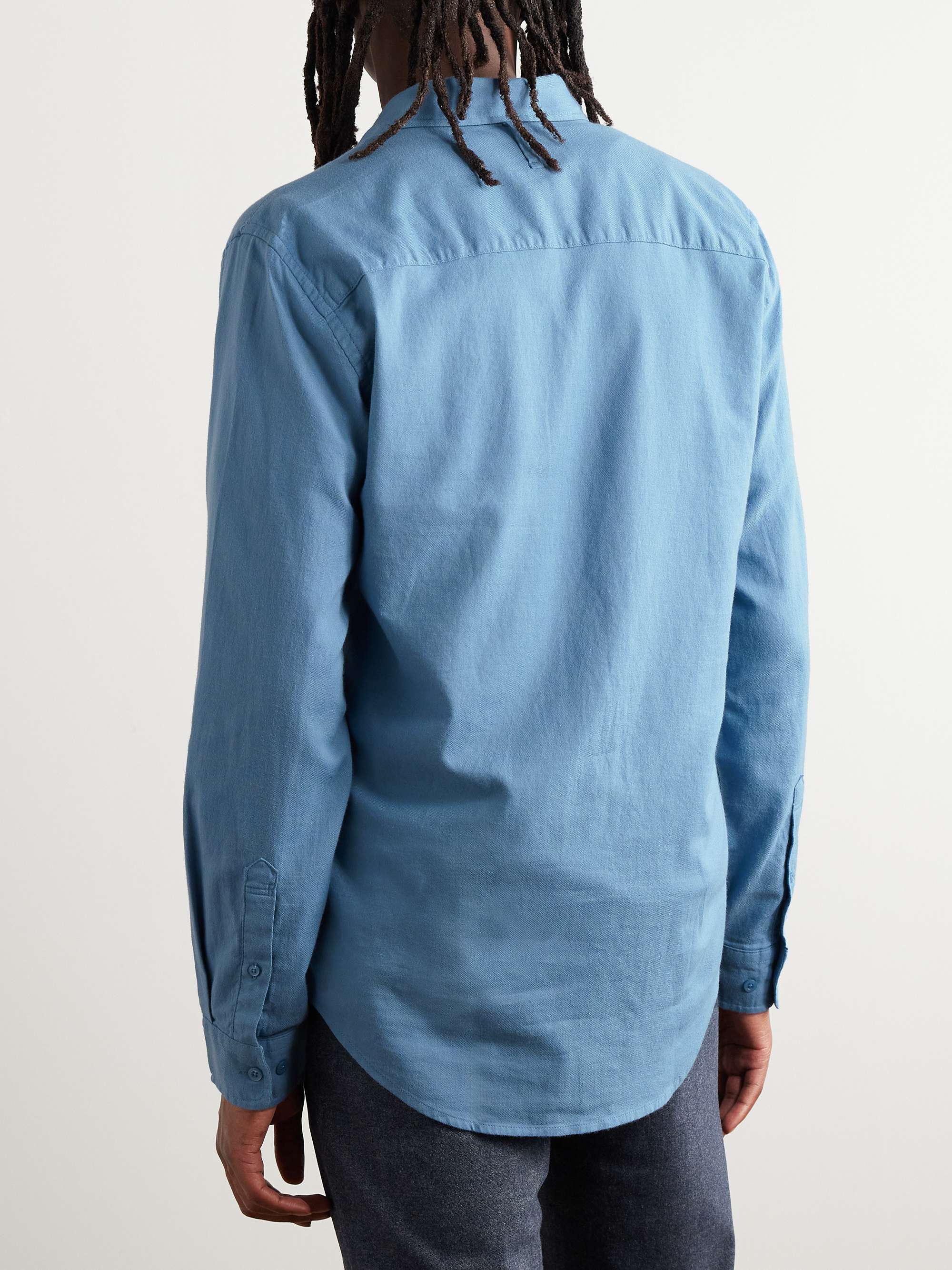NN07 Arne Slim-Fit Button-Down Collar Cotton-Twill Shirt