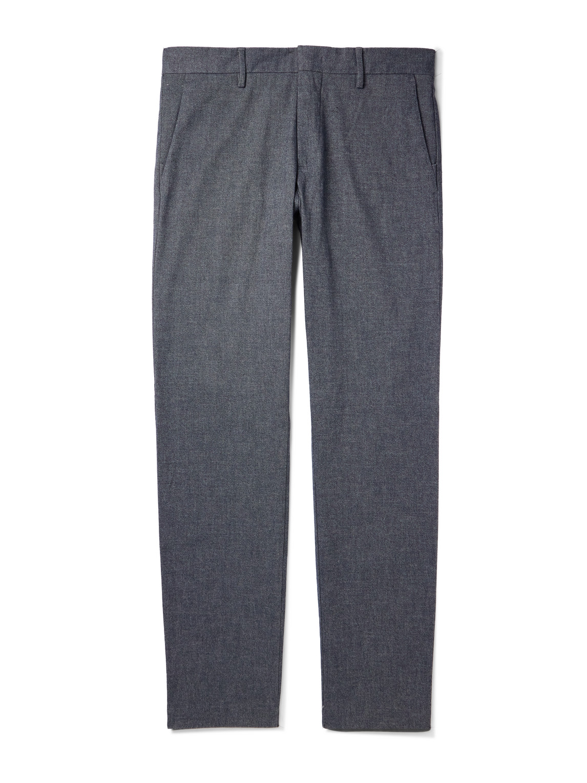 Theo 1067 Straight-Leg Stretch-Cotton Twill Trousers