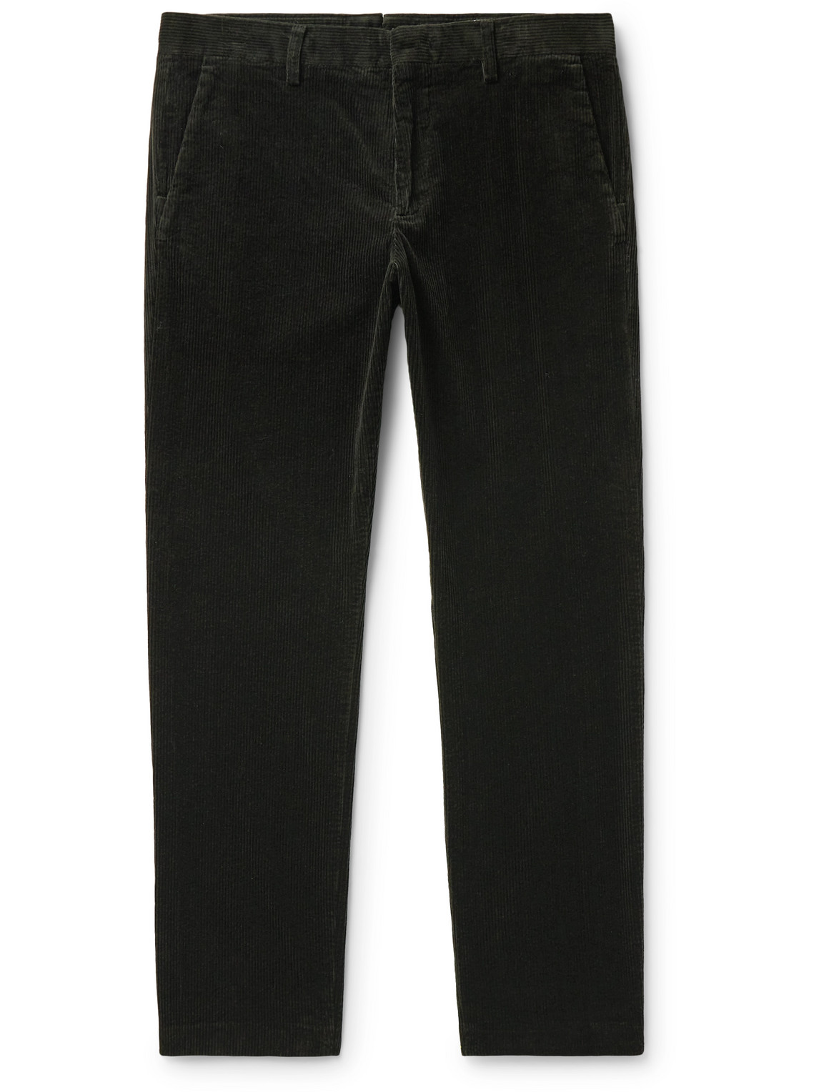 Theo 1322 Straight-Leg Organic Cotton-Blend Corduroy Trousers