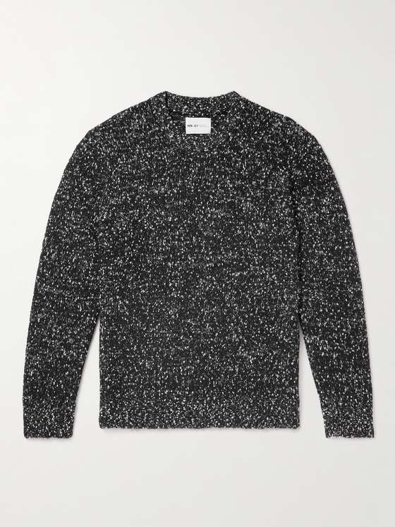 NN07 + Throwing Fits Mélange Knitted Sweater for Men | MR PORTER