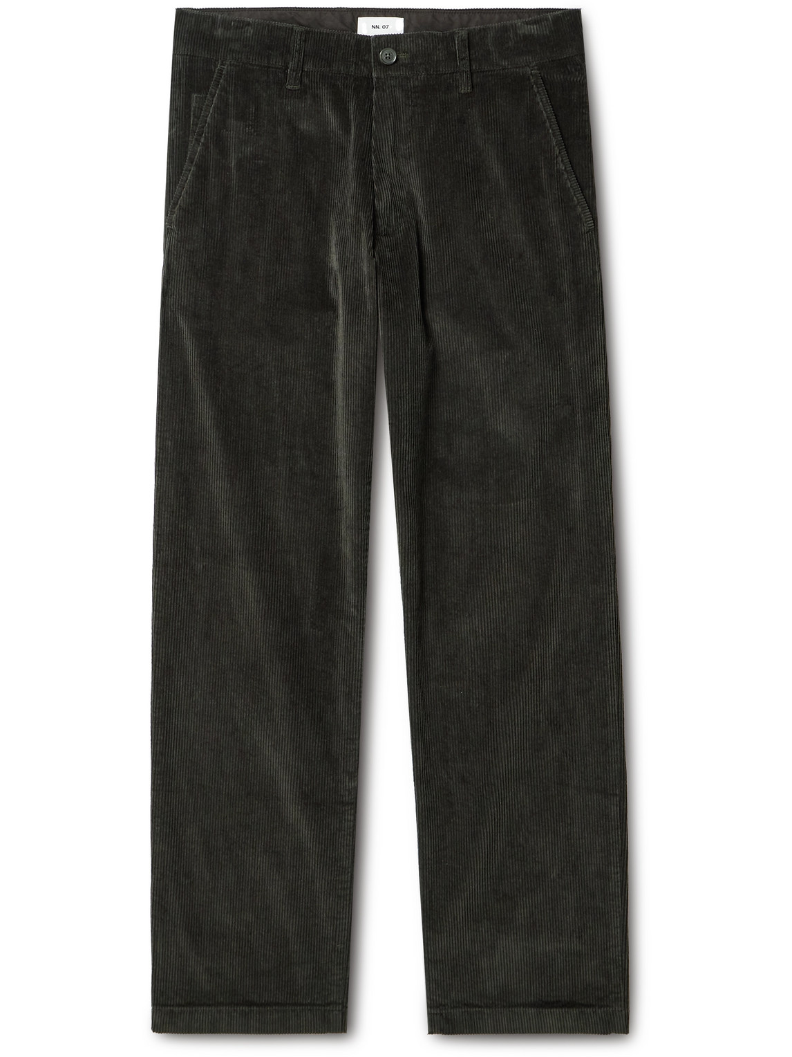 Nn07 Bill 1075 Cotton-blend Corduroy Trousers In Black