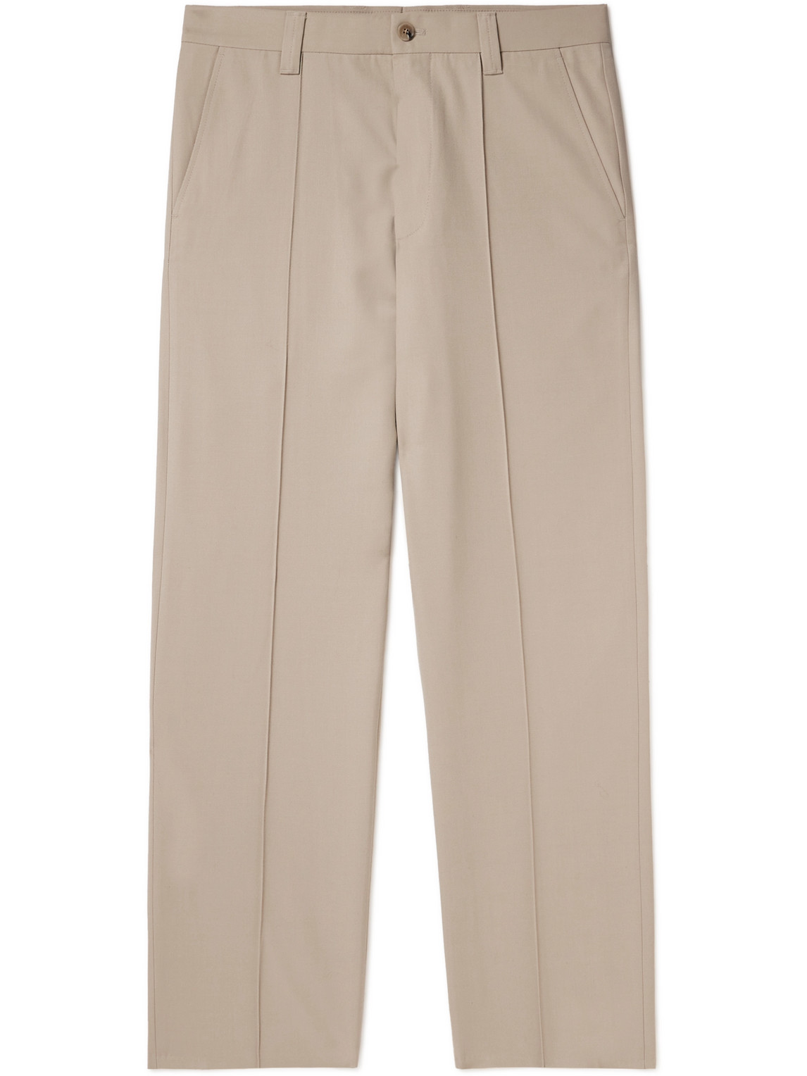 Throwing Fits Tauber 1728 Straight-Leg Pleated Twill Trousers