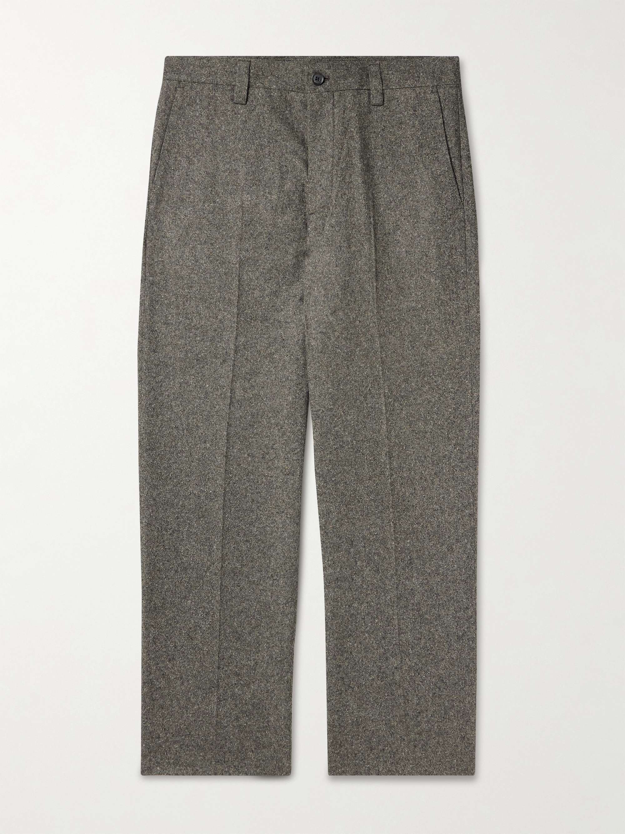 + Throwing Fits Paw 1799 Straight-Leg Tweed Trousers