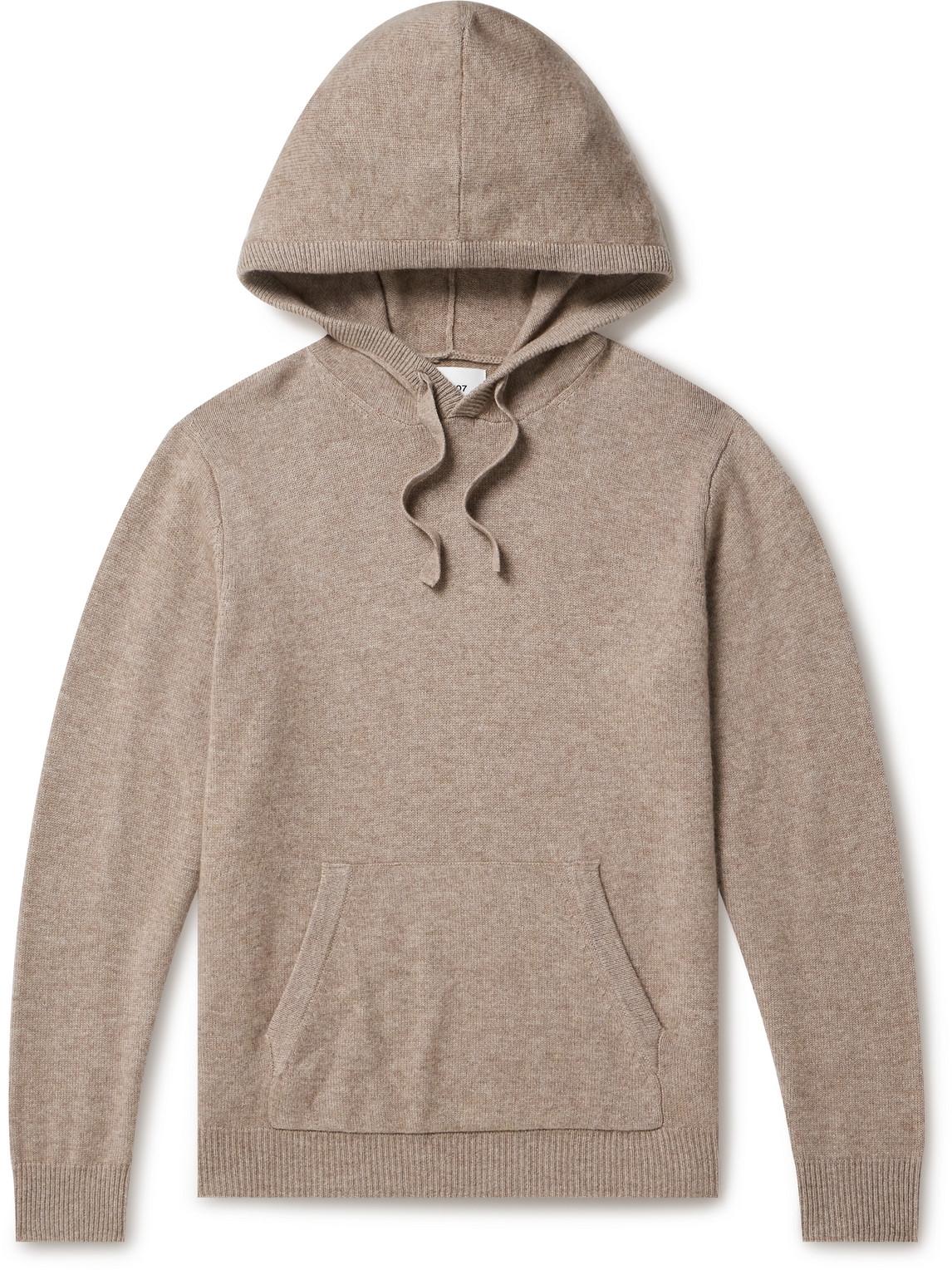 Nn07 Lounge 6610 Wool And Cashmere-blend Hoodie In Neutrals