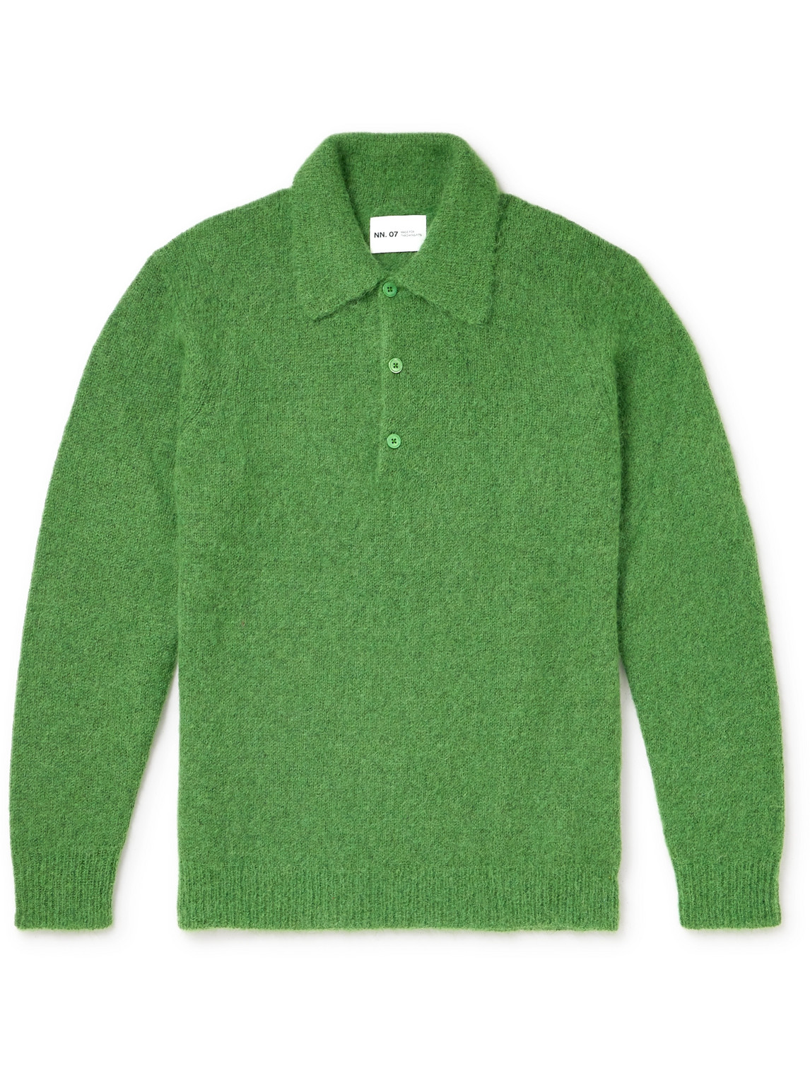 Nn07 Throwing Fits Alfie 6512 Alpaca-blend Sweater In Green