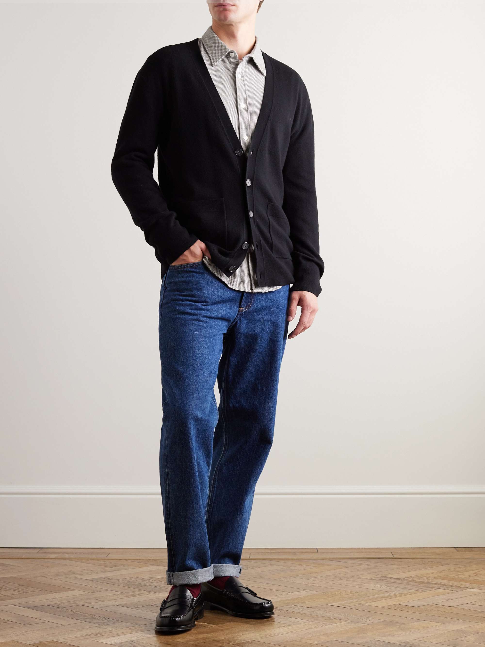 NN07 Deon Houndstooth Cotton-Flannel Shirt