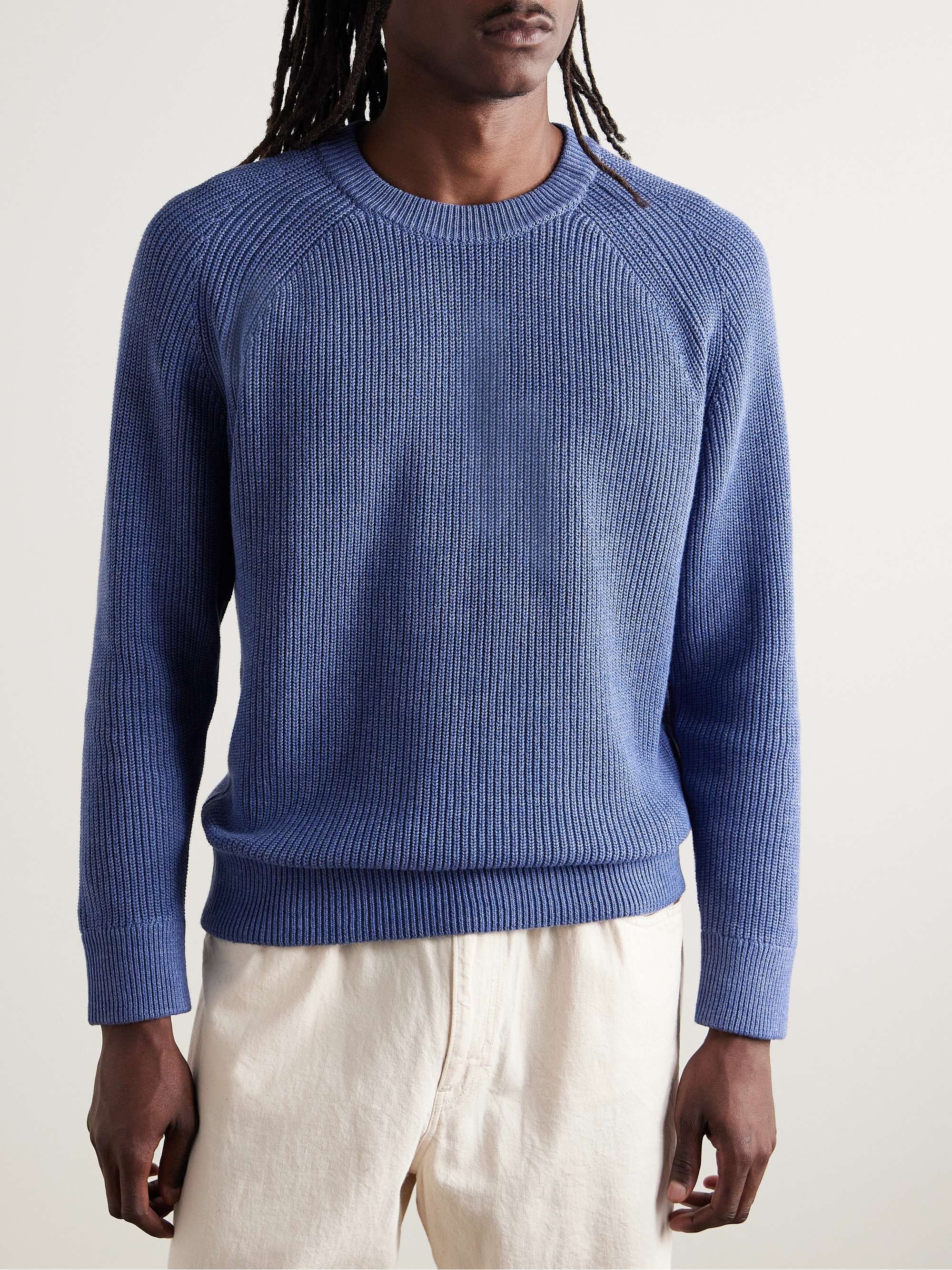 NN07 Jacobo 6470 Ribbed Cotton Sweater for Men | MR PORTER