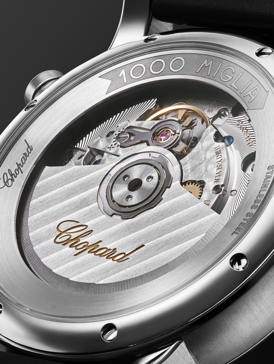  Chopard - Mille Miglia Classic Automatic Chronograph 40.5mm Stainless Steel And Rubber Watch, Ref. No. 168619-3001 - Men - Black 